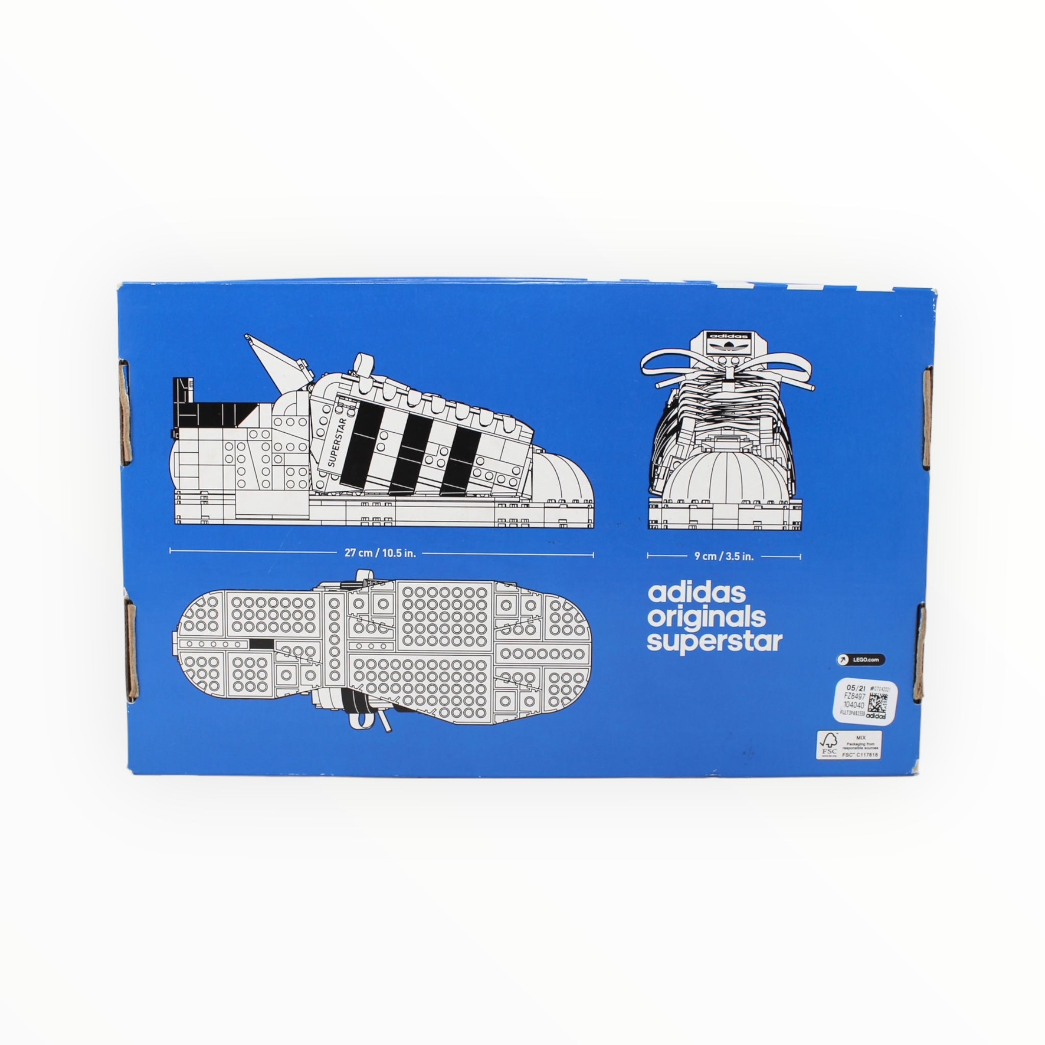 Certified Used Set 10282 LEGO Adidas Originals Superstar