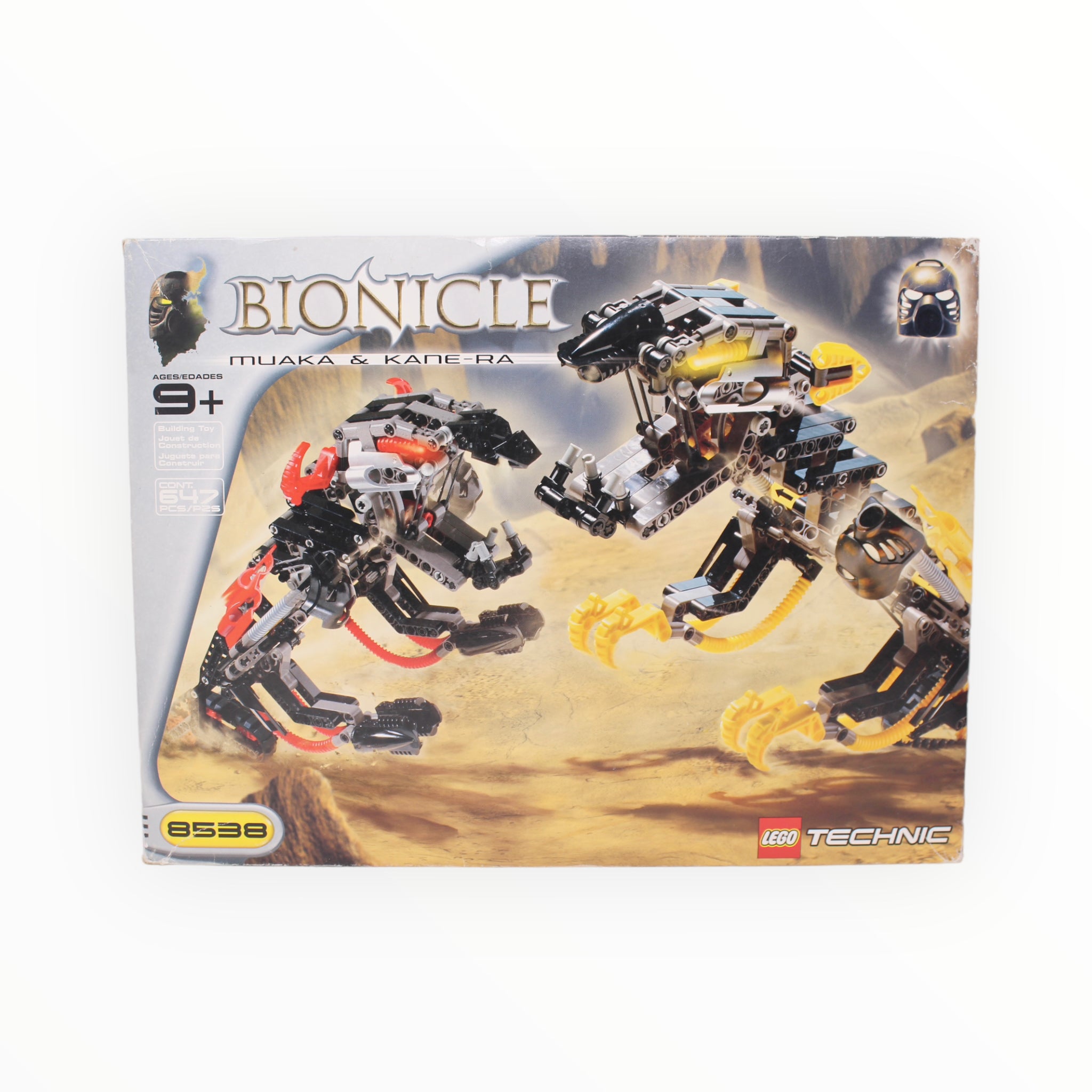 Certified Used Set 8538 Bionicle Muaka & Kane-Ra