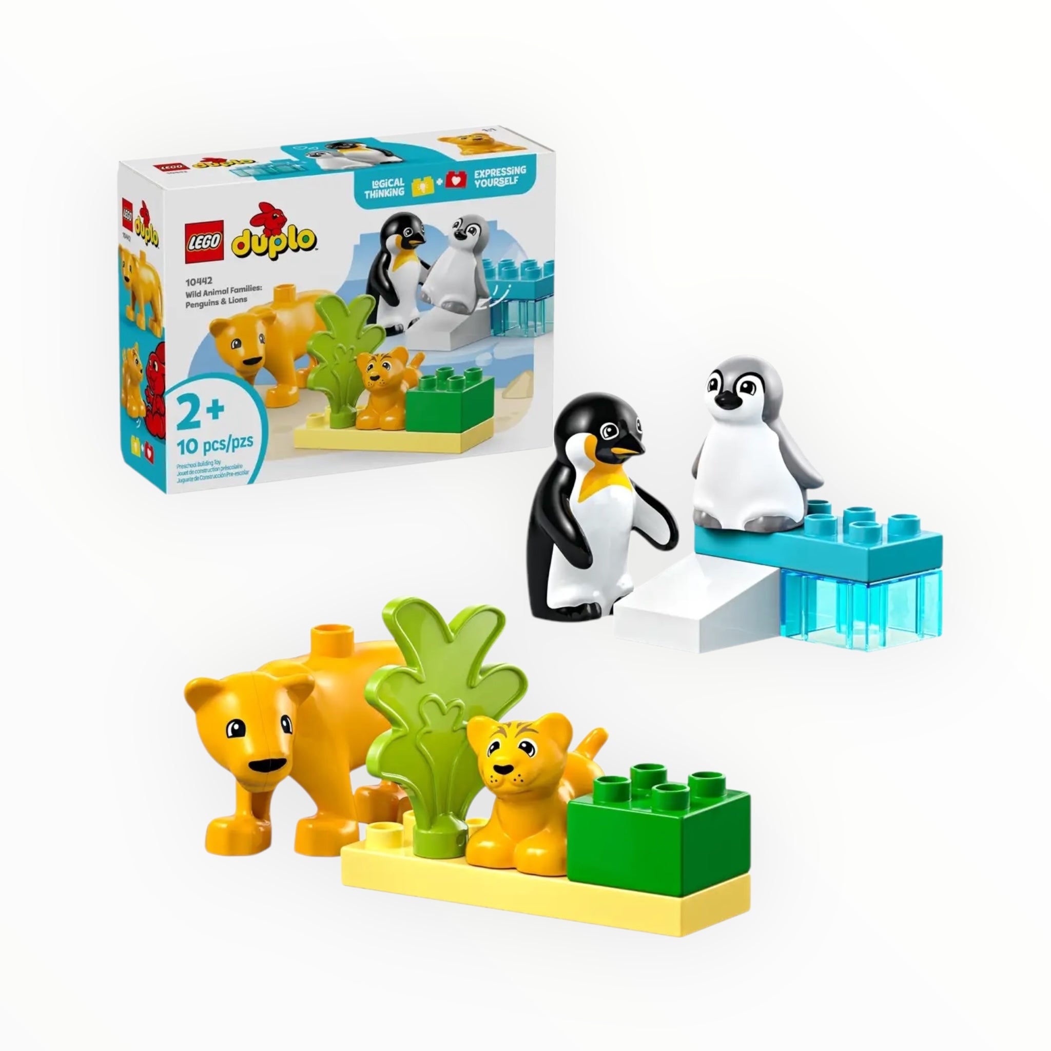 10442 DUPLO Wild Animal Families: Penguins & Lions