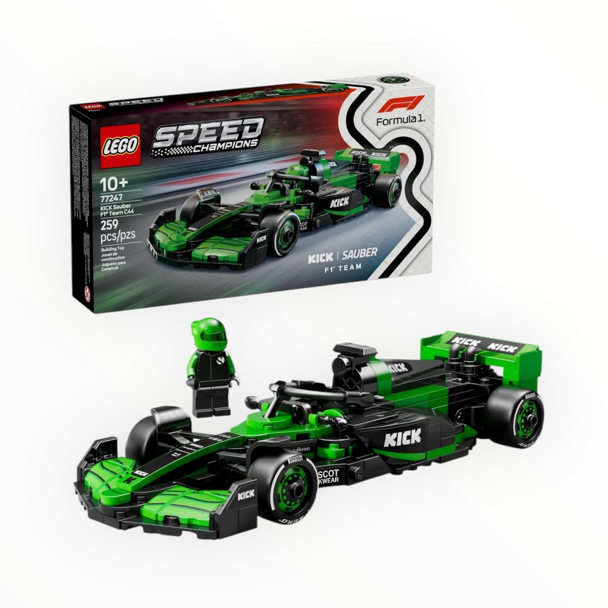 77247 Speed Champions KICK Sauber F1 Team C44 Race Car