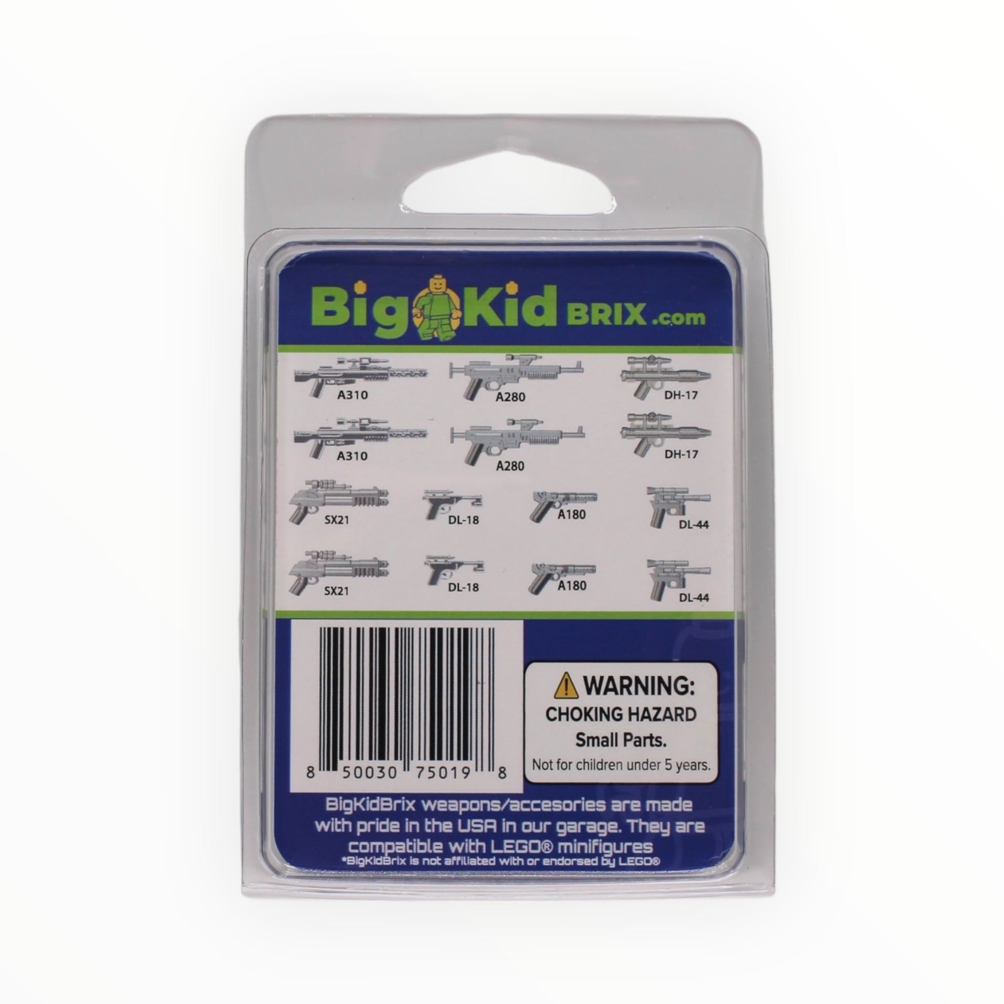 BigKidBrix Rebel Blasters (pick a pack and color)