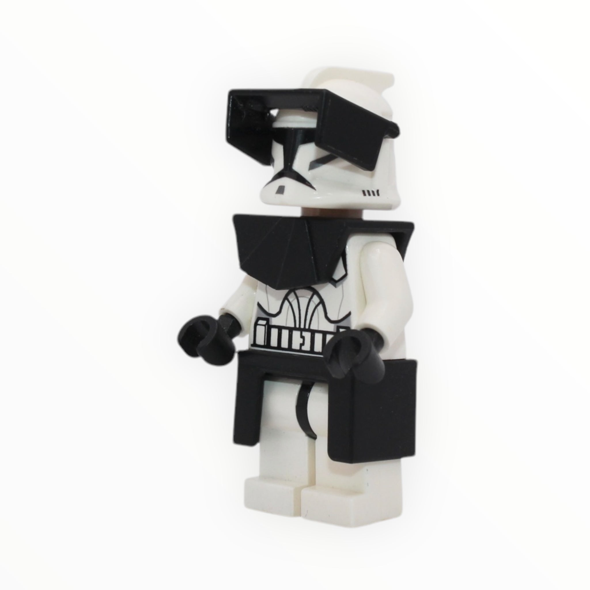 Clone Trooper (Phase I, black kama and pauldron, visor)