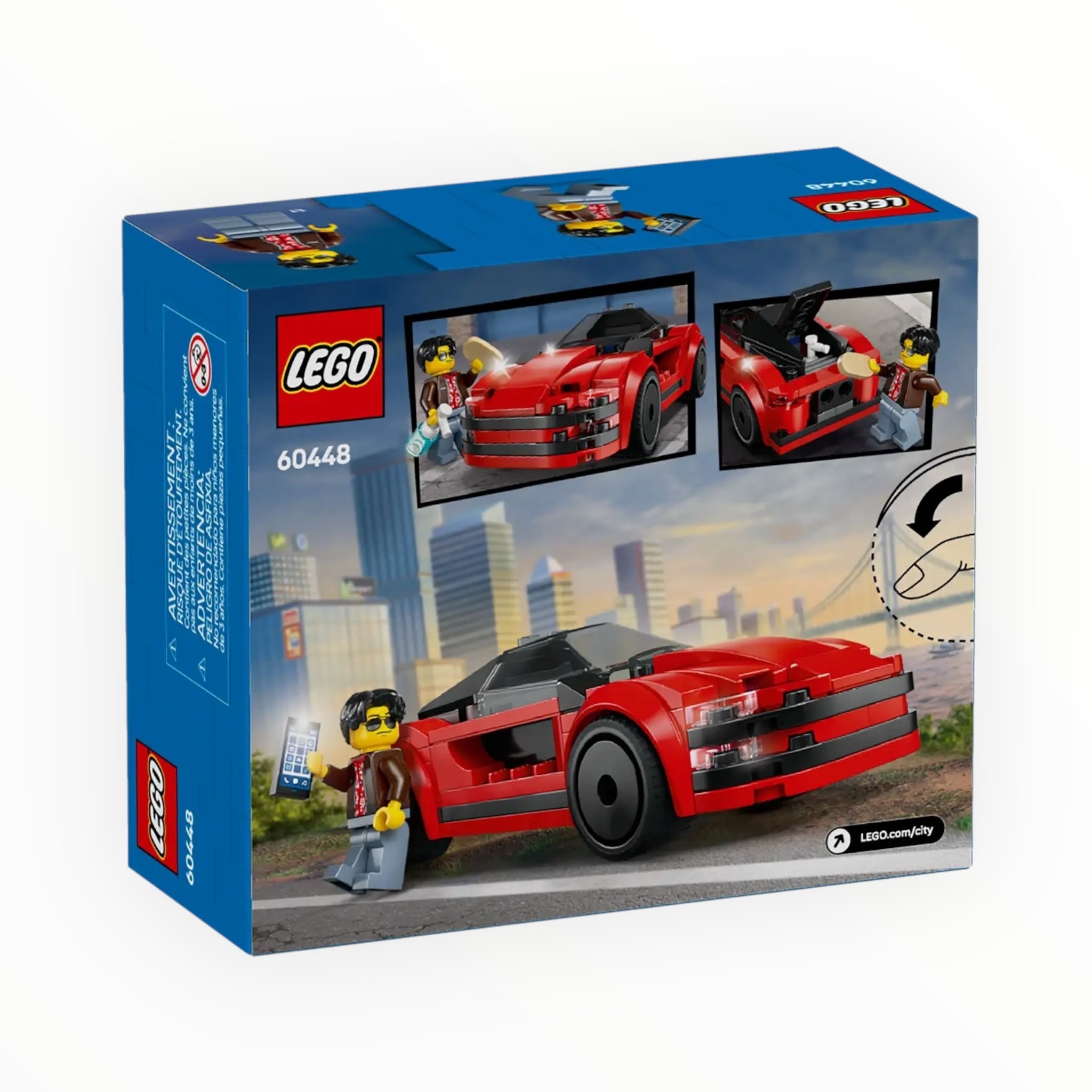 60448 City Red Sports Car