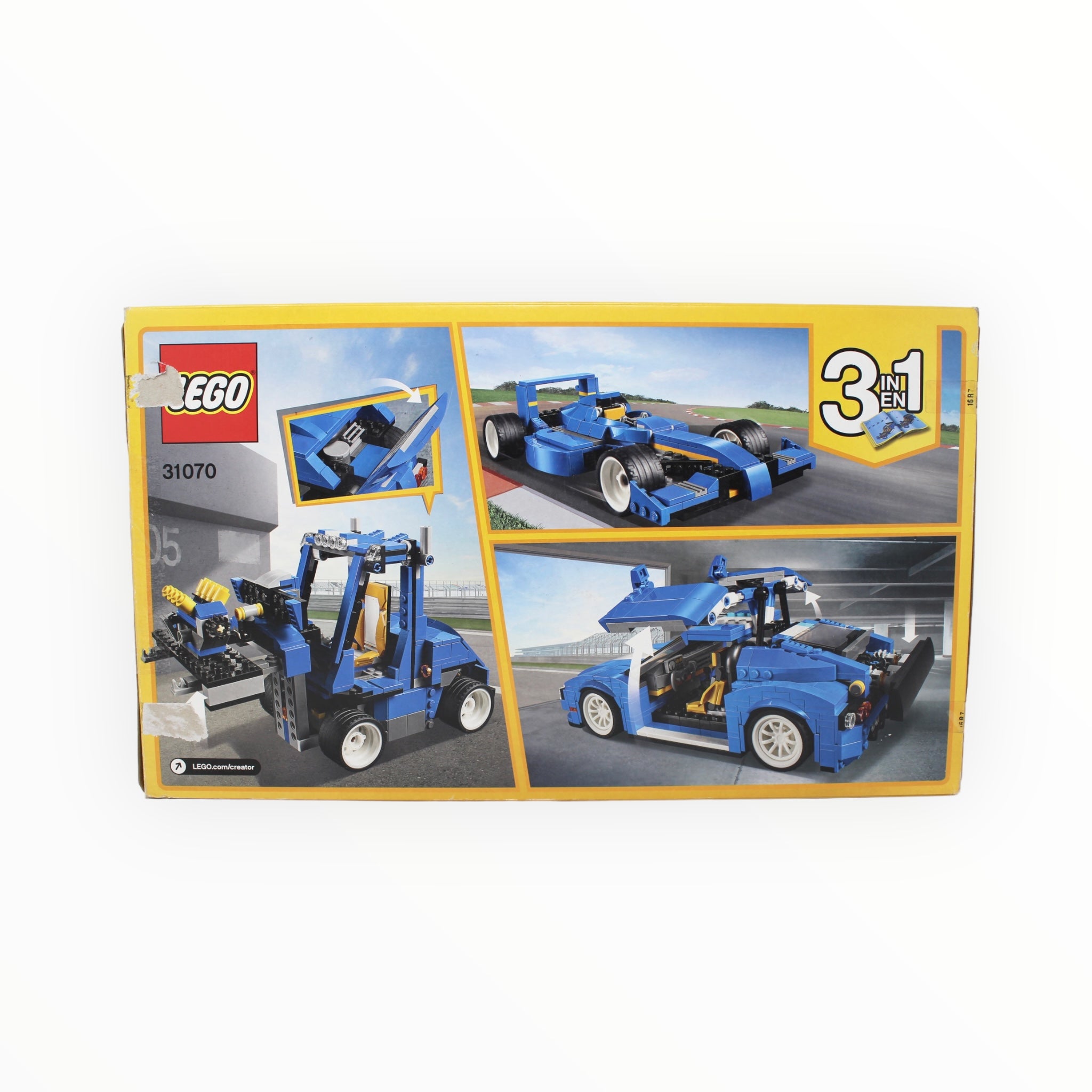 Lego creator 3 in store 1 turbo track racer