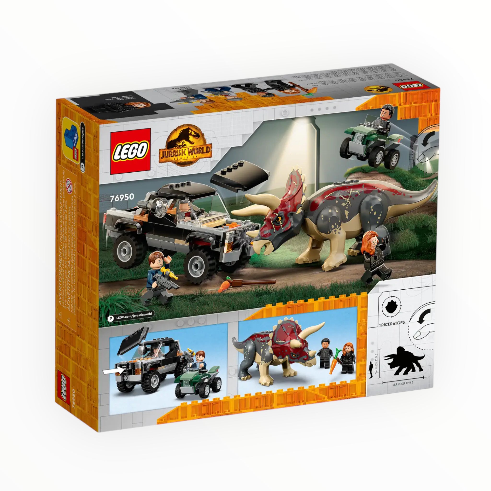 76950 Jurassic World Triceratops Pickup Truck Ambush