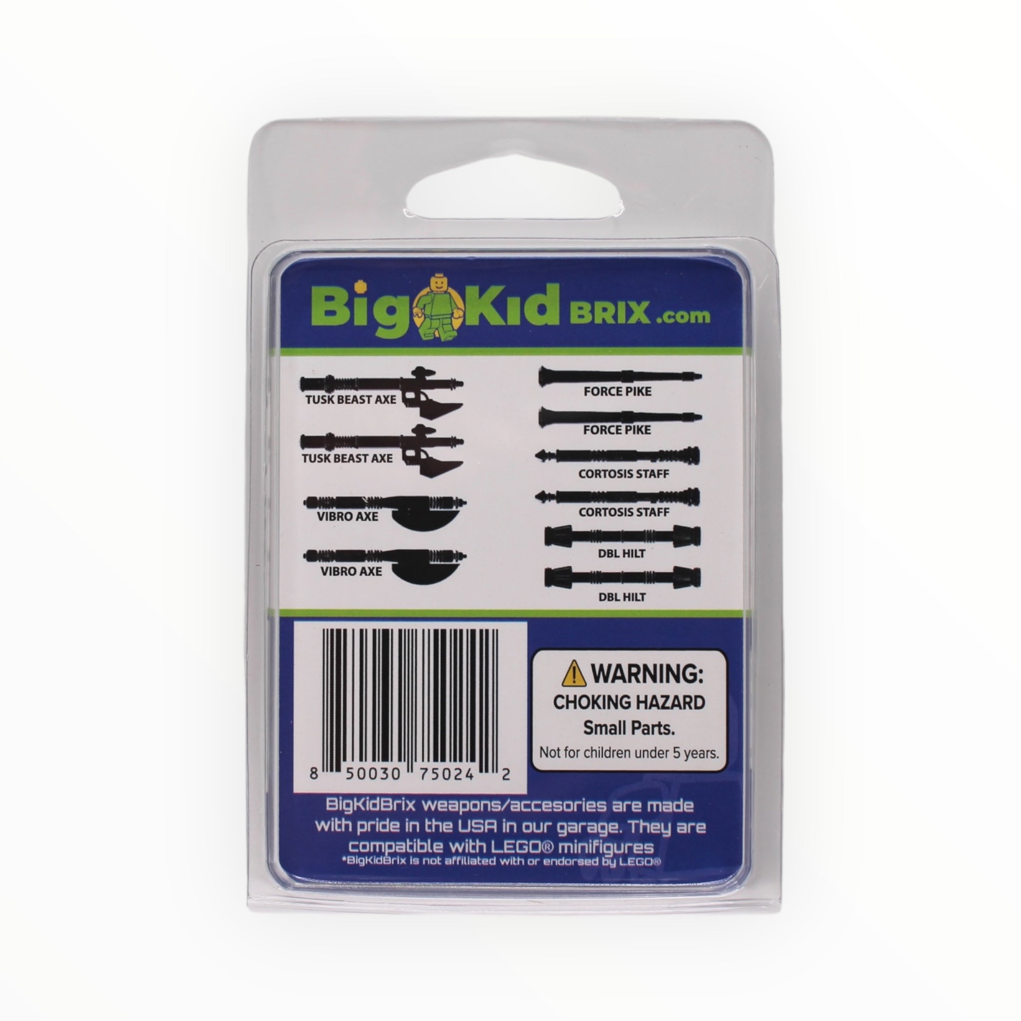 BigKidBrix Royal Guard Weapons (pick a pack and color)