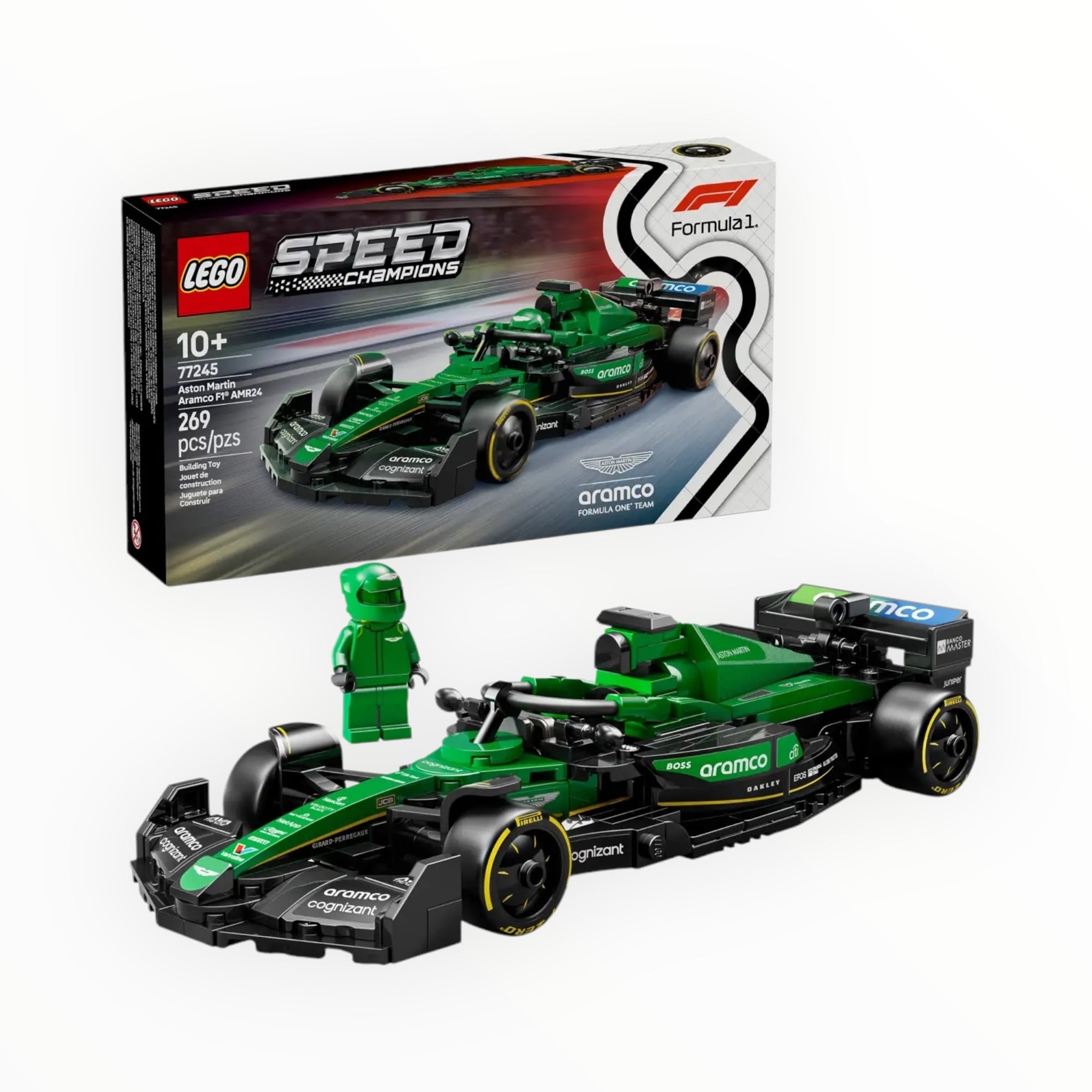 77245 Speed Champions Aston Martin Aramco F1 AMR24 Race Car