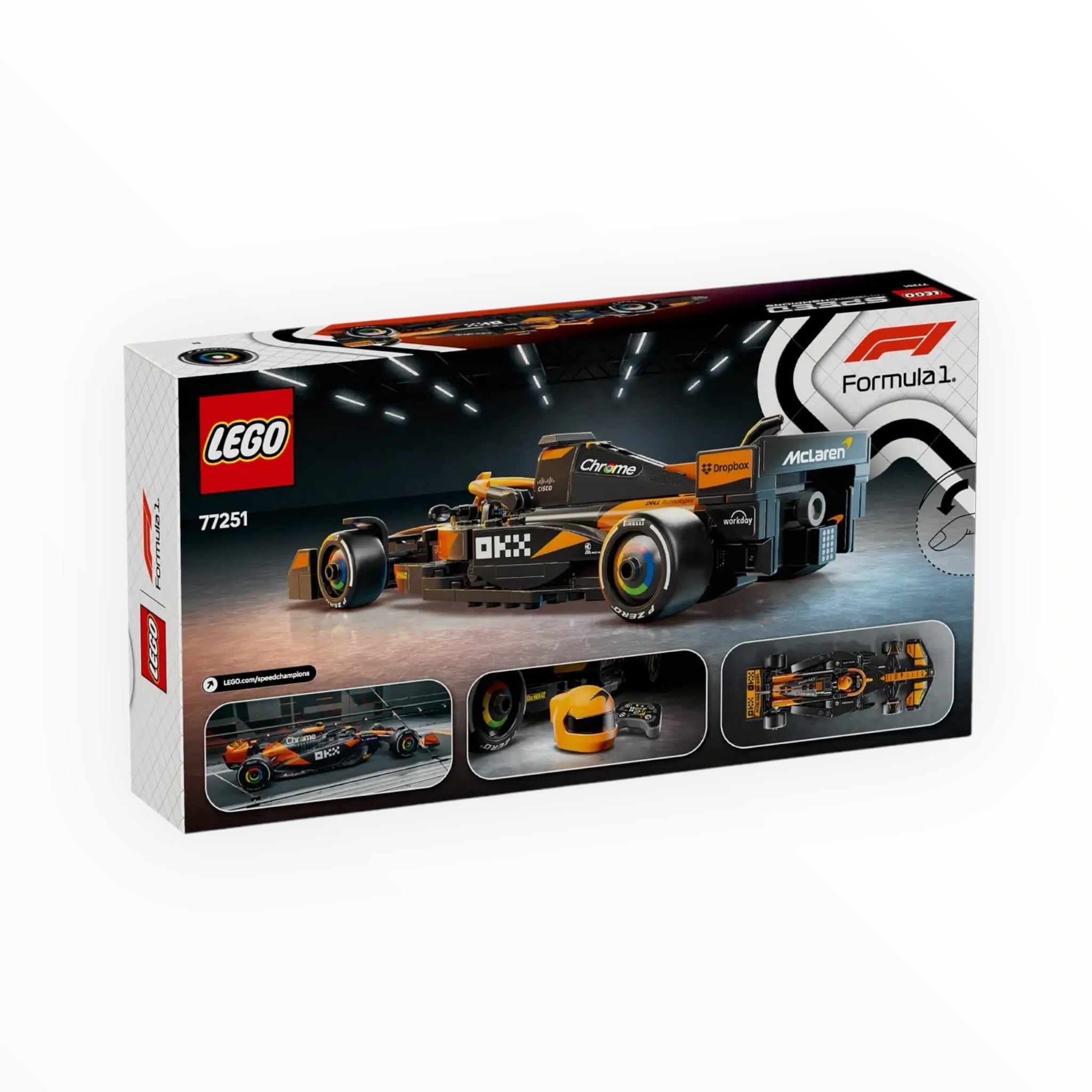 77251 Speed Champions McLaren F1 Team MCL38 Race Car