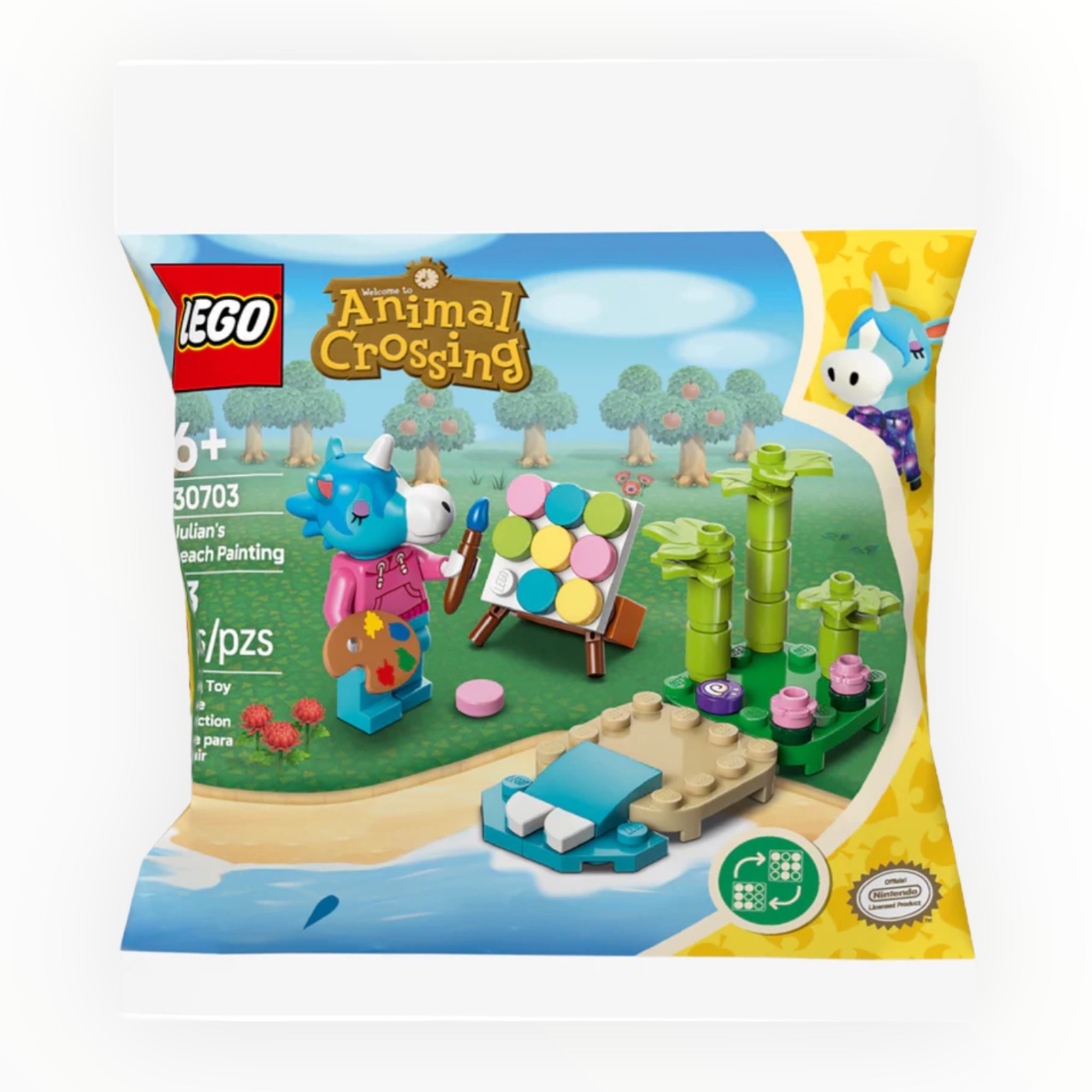 Polybag 30703 Animal Crossing Julien’s Beach Painting