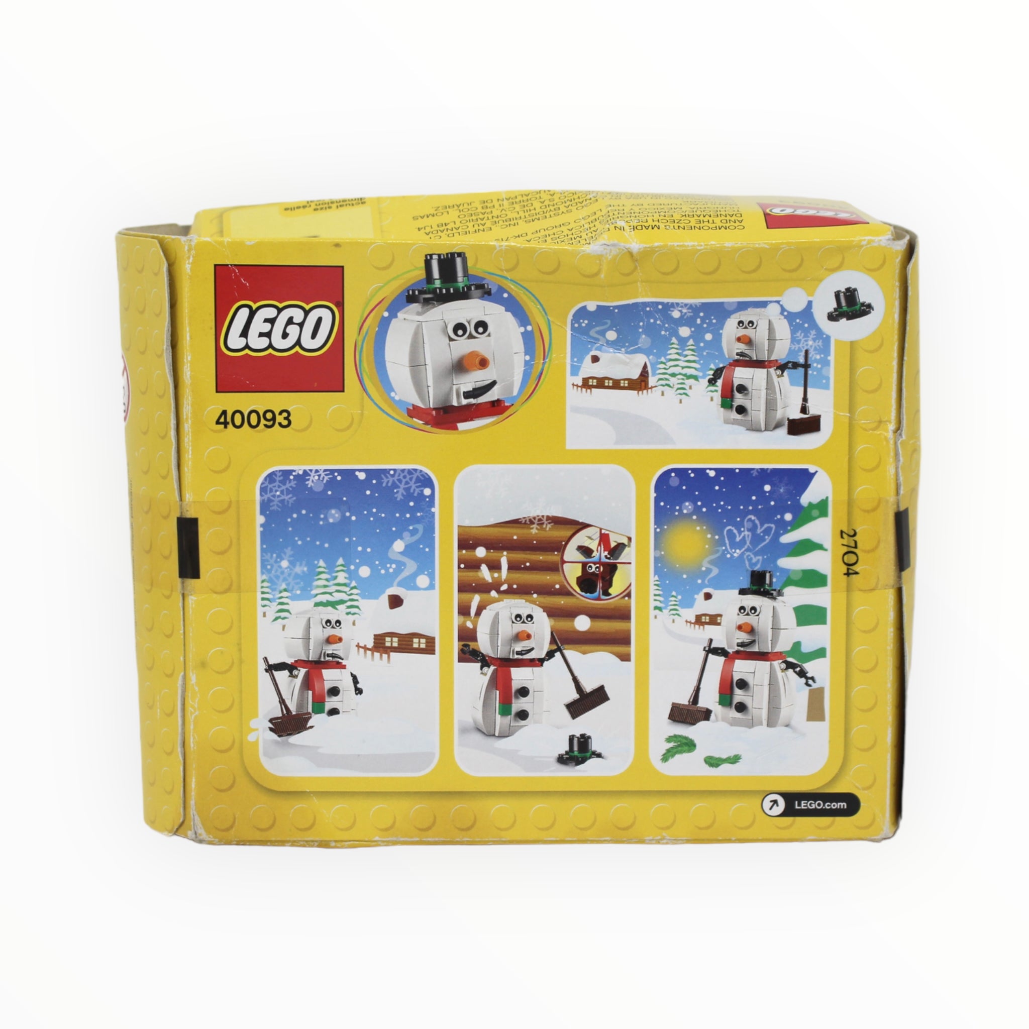 Lego best sale snowman 40093