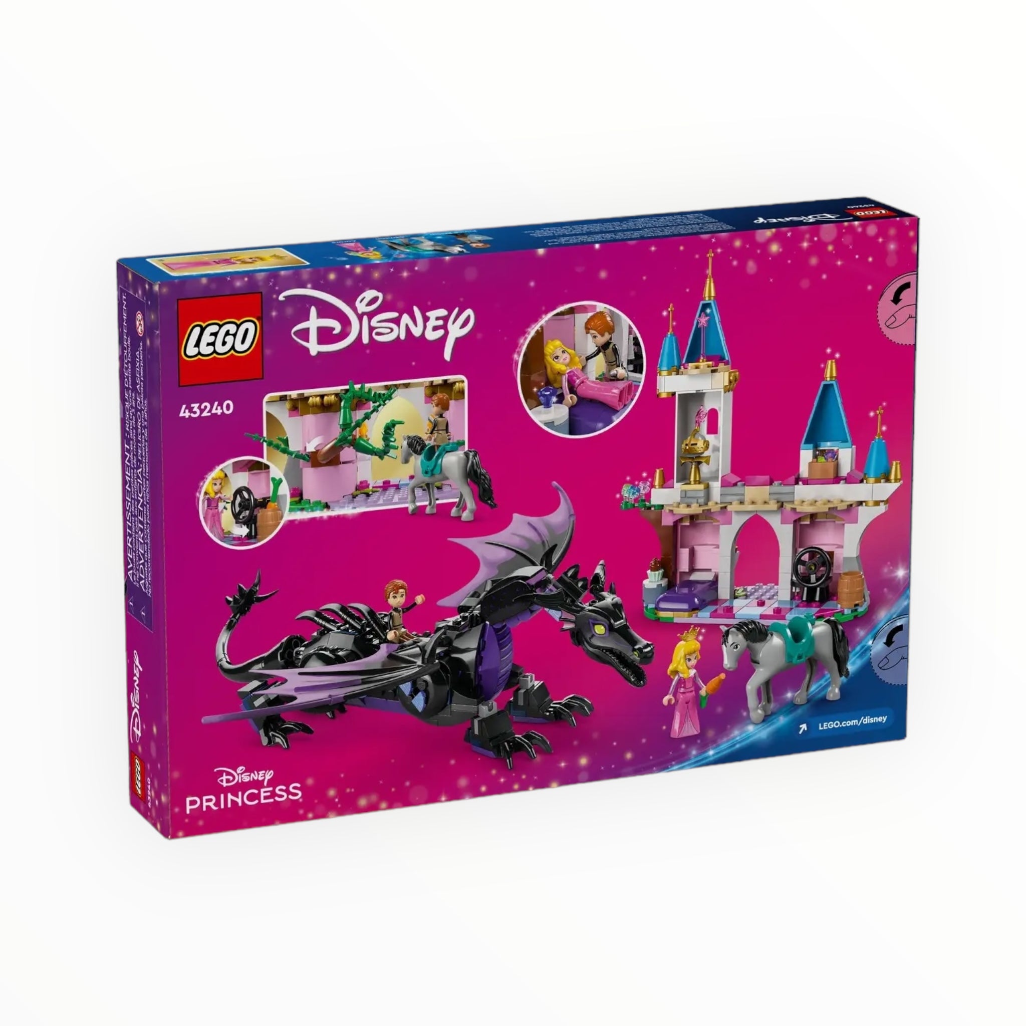 43240 Disney Maleficent’s Dragon Form and Aurora’s Castle