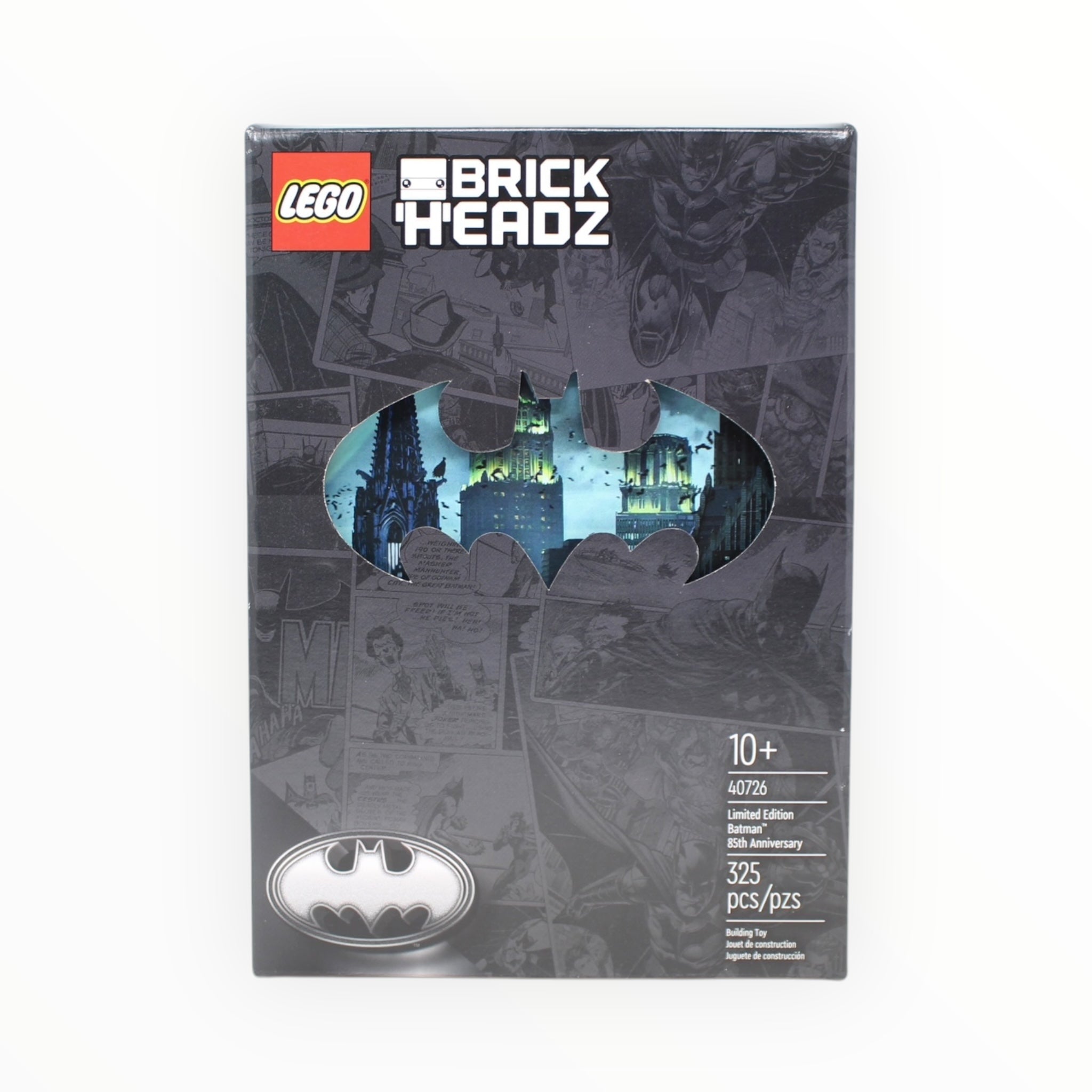 Retired Set 40726 DC BrickHeadz Limited Edition Batman 85th Anniversary