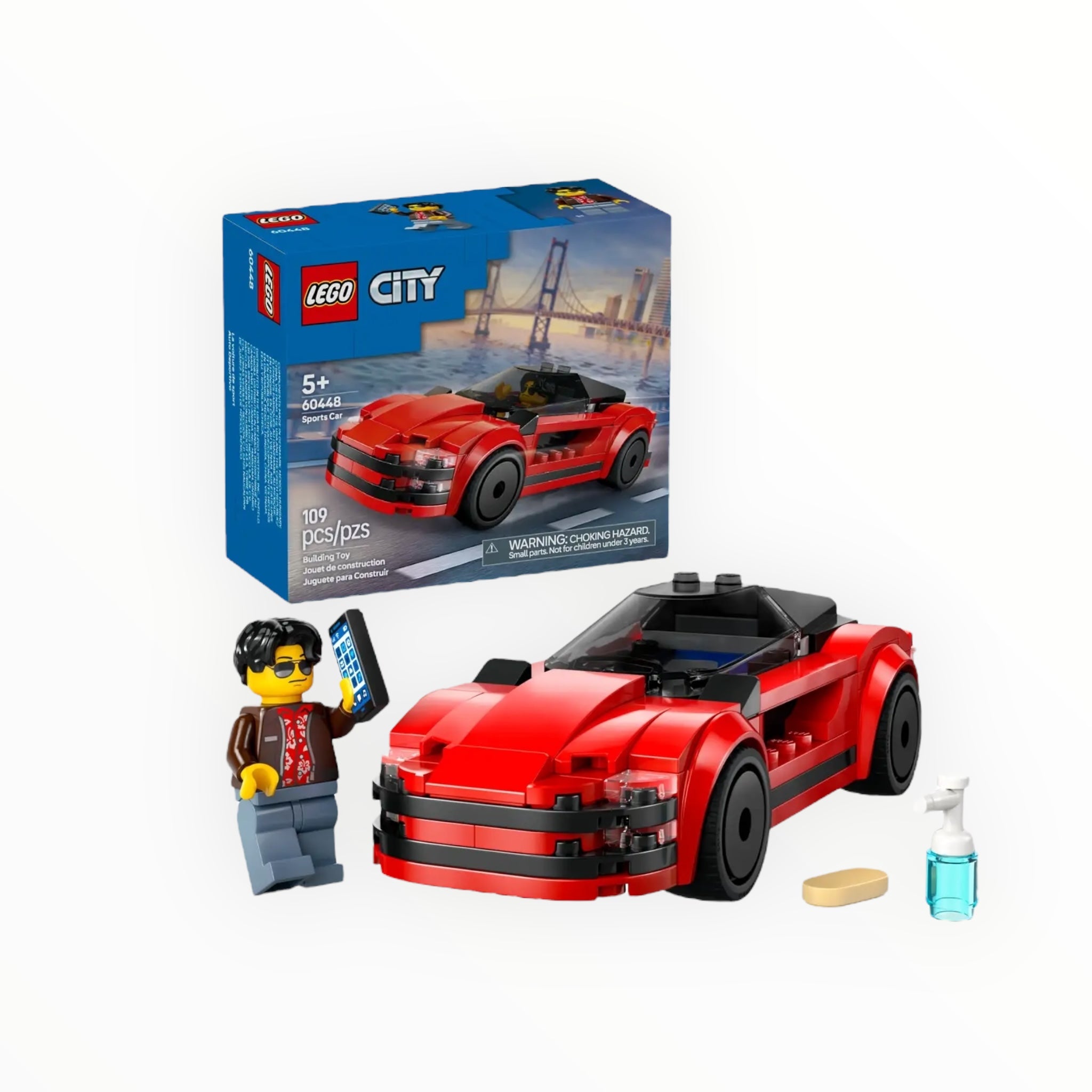 60448 City Red Sports Car