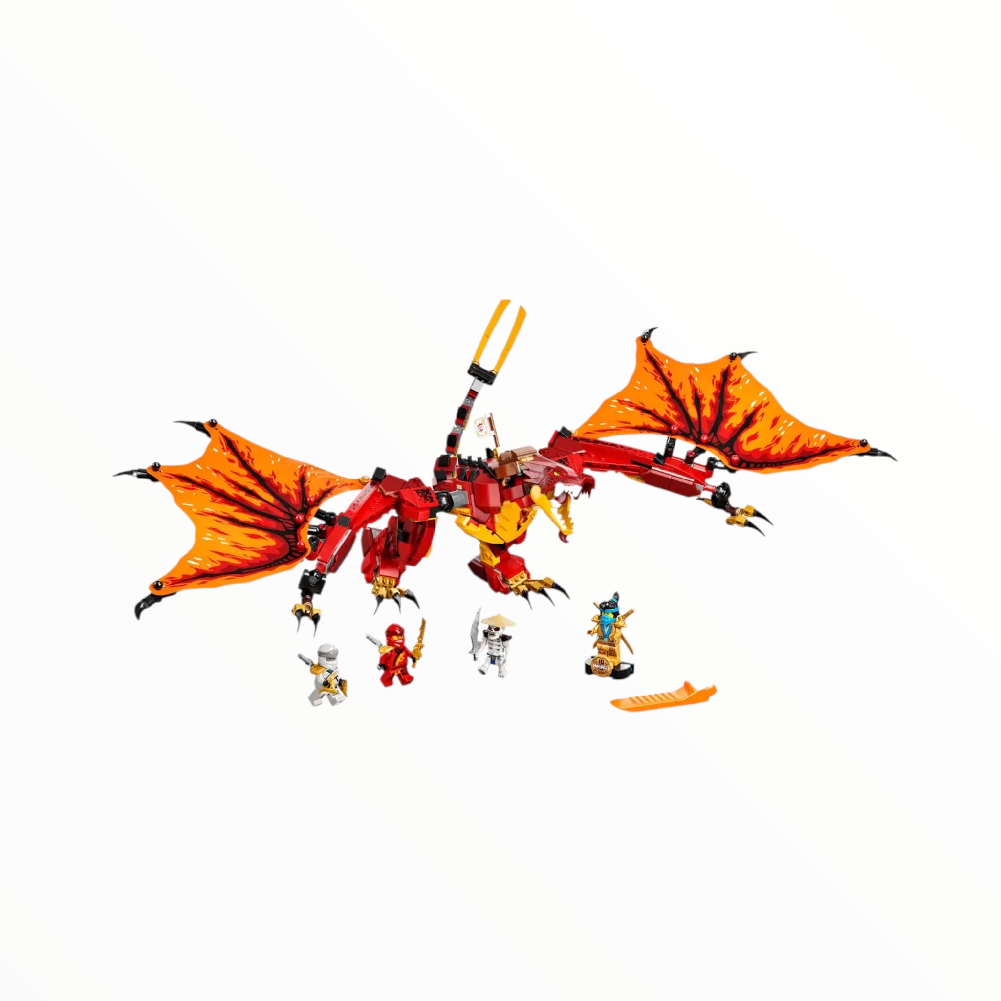 Retired Set 71753 Ninjago Fire Dragon Attack