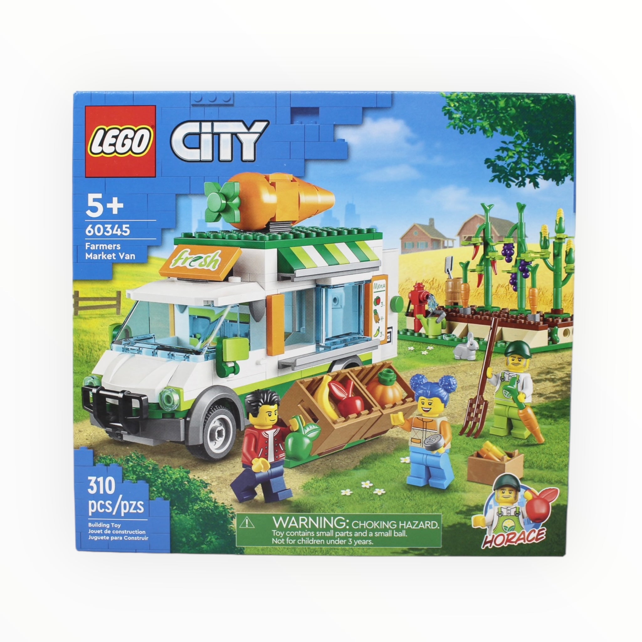 Retired Set 60345 City Farmers Market Van