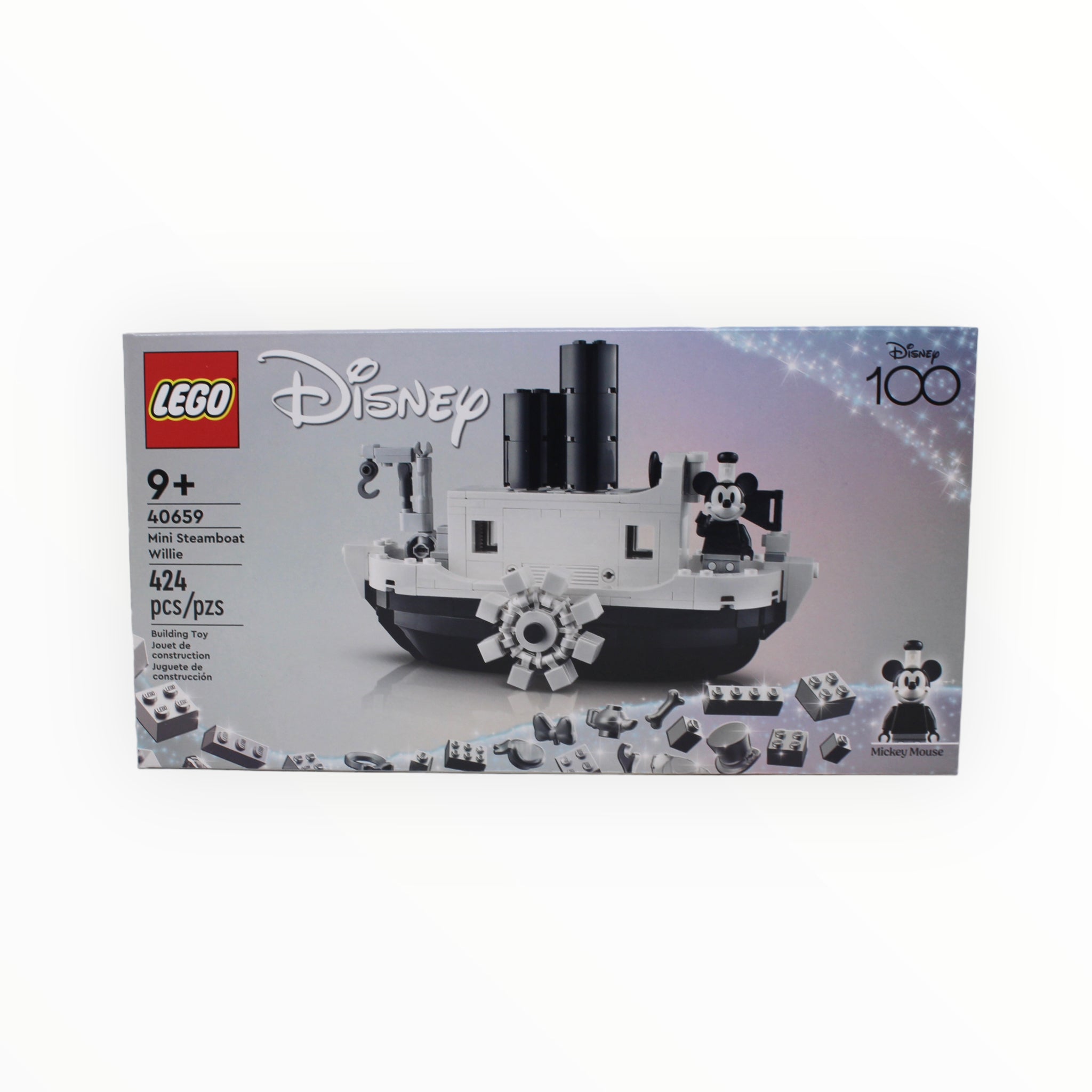 Retired Set 40659 Disney Mini Steamboat Willie