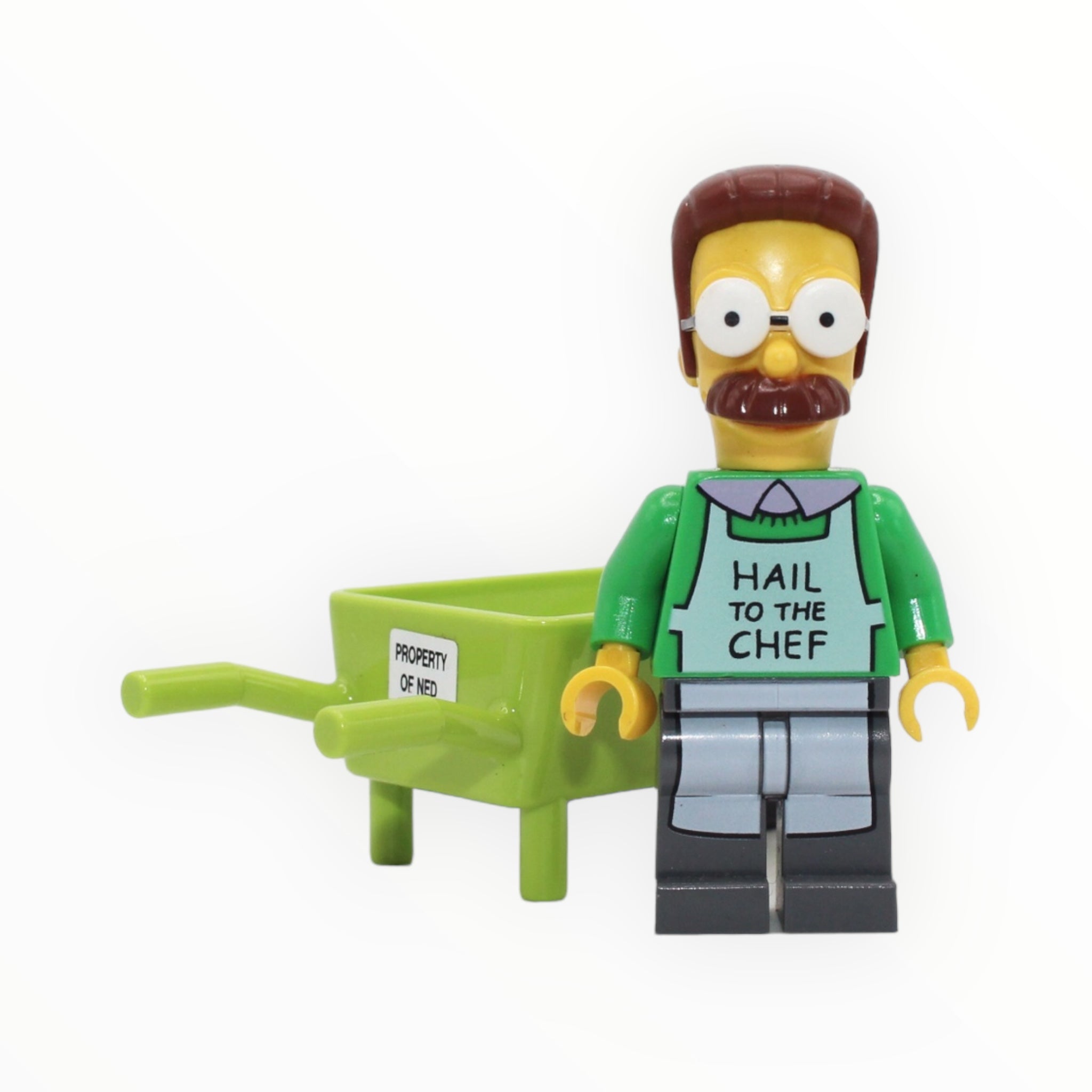 Ned Flanders (apron, wheelbarrow, 2014)