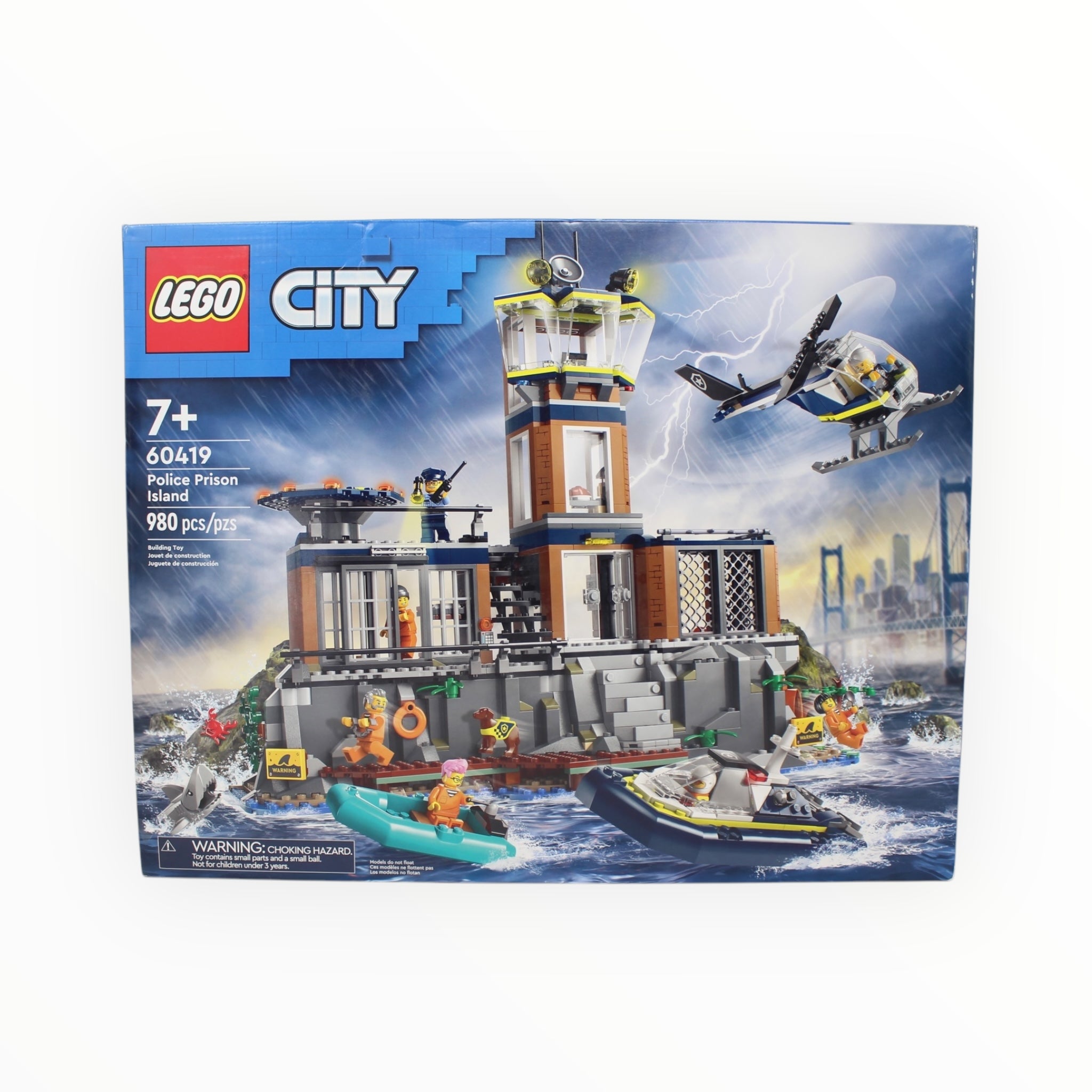 60419 City Police Prison Island (damaged box)