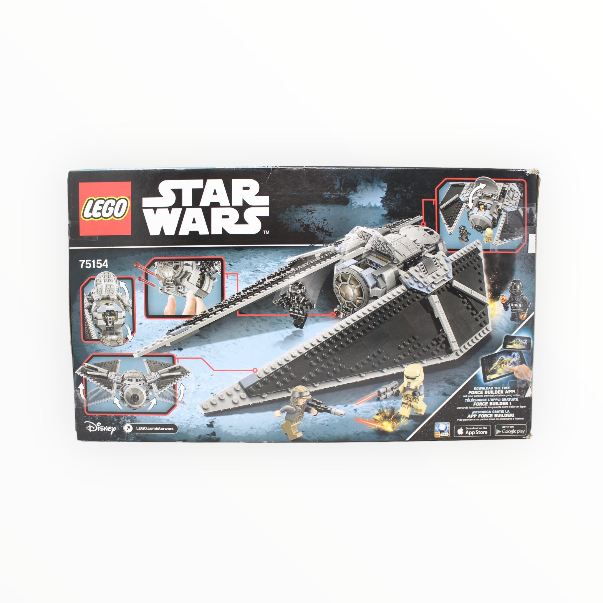 Certified Used Set 75154 Star Wars TIE Striker (open box, sealed bags)