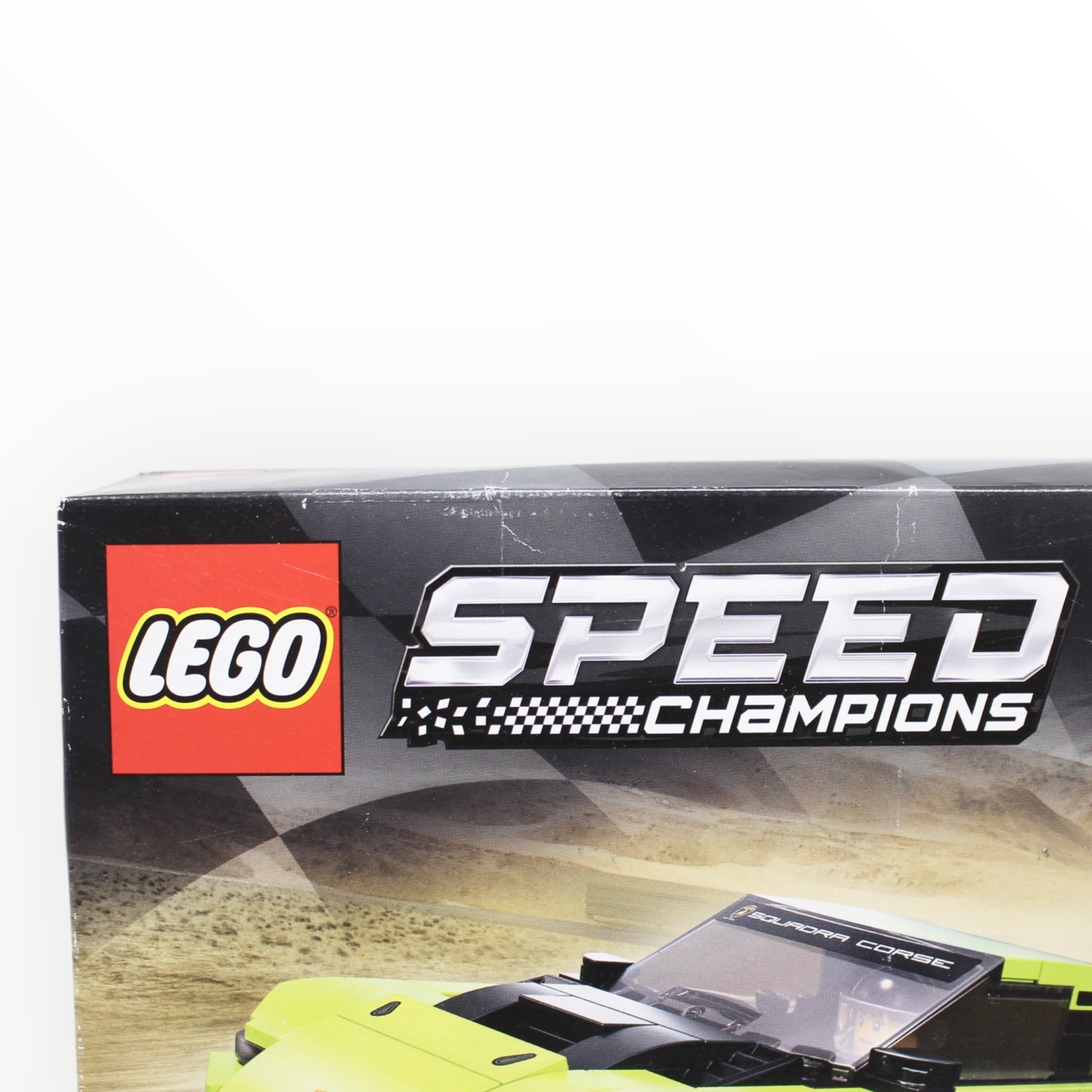 Retired Set 76899 Speed Champions Lamborghini Urus ST-X & Lamborghini Huracán Super Trofeo EVO (damaged box, label)