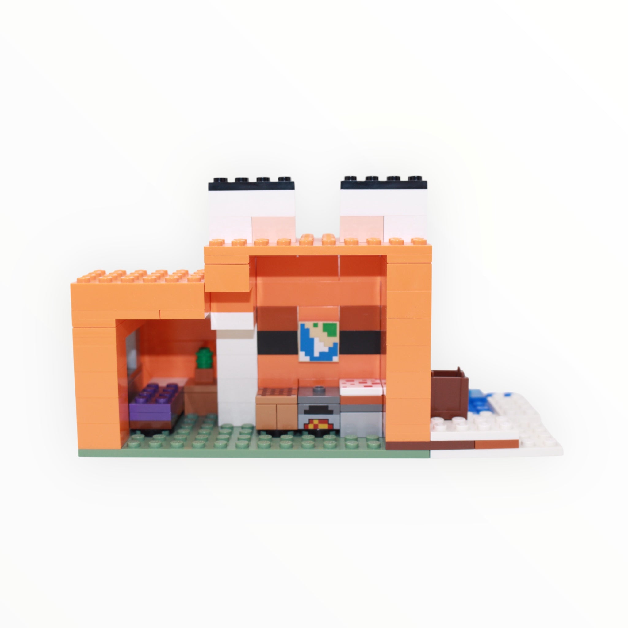 Used Set 21178 Minecraft The Fox Lodge