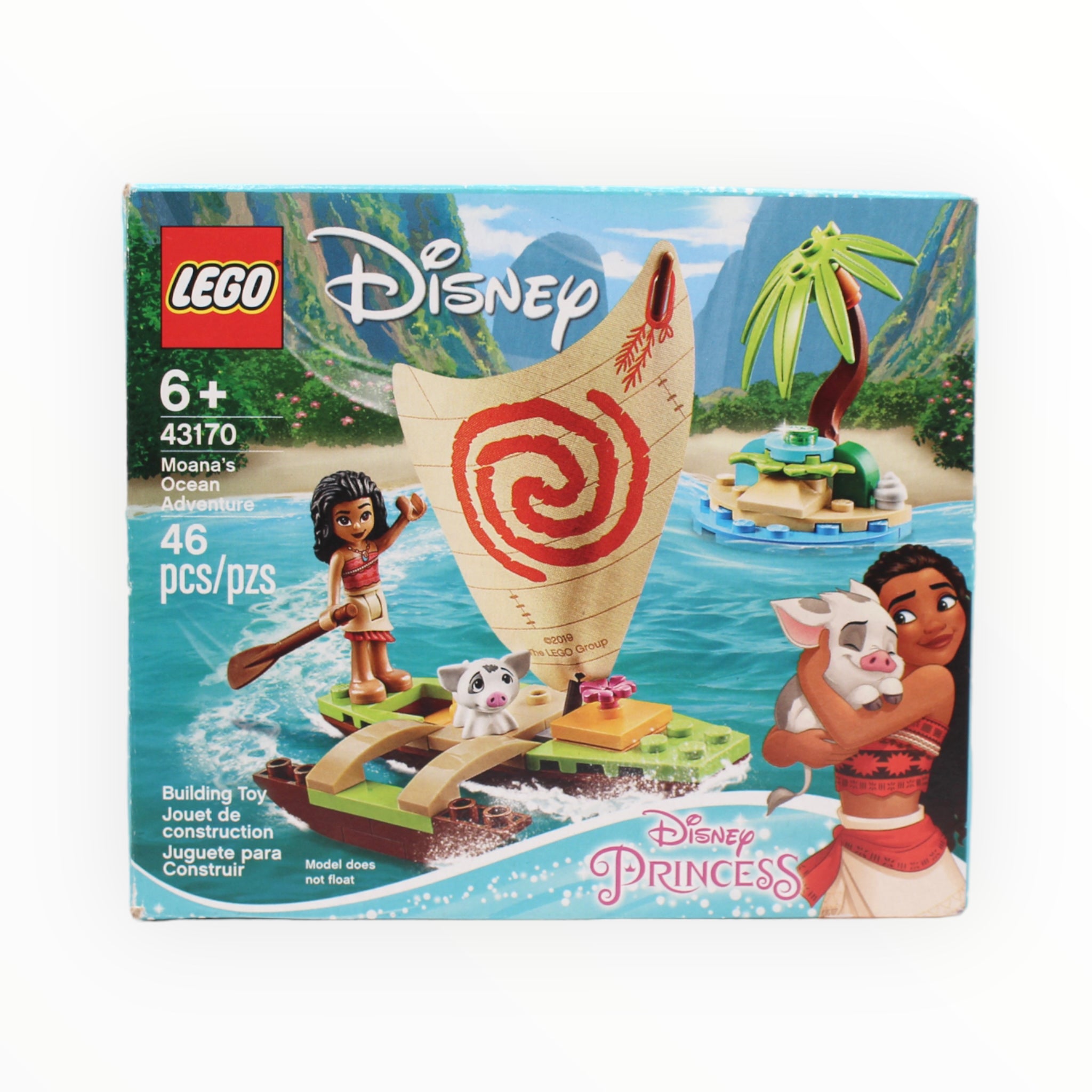 Certified Used Set 43170 Disney Moana’s Ocean Adventure