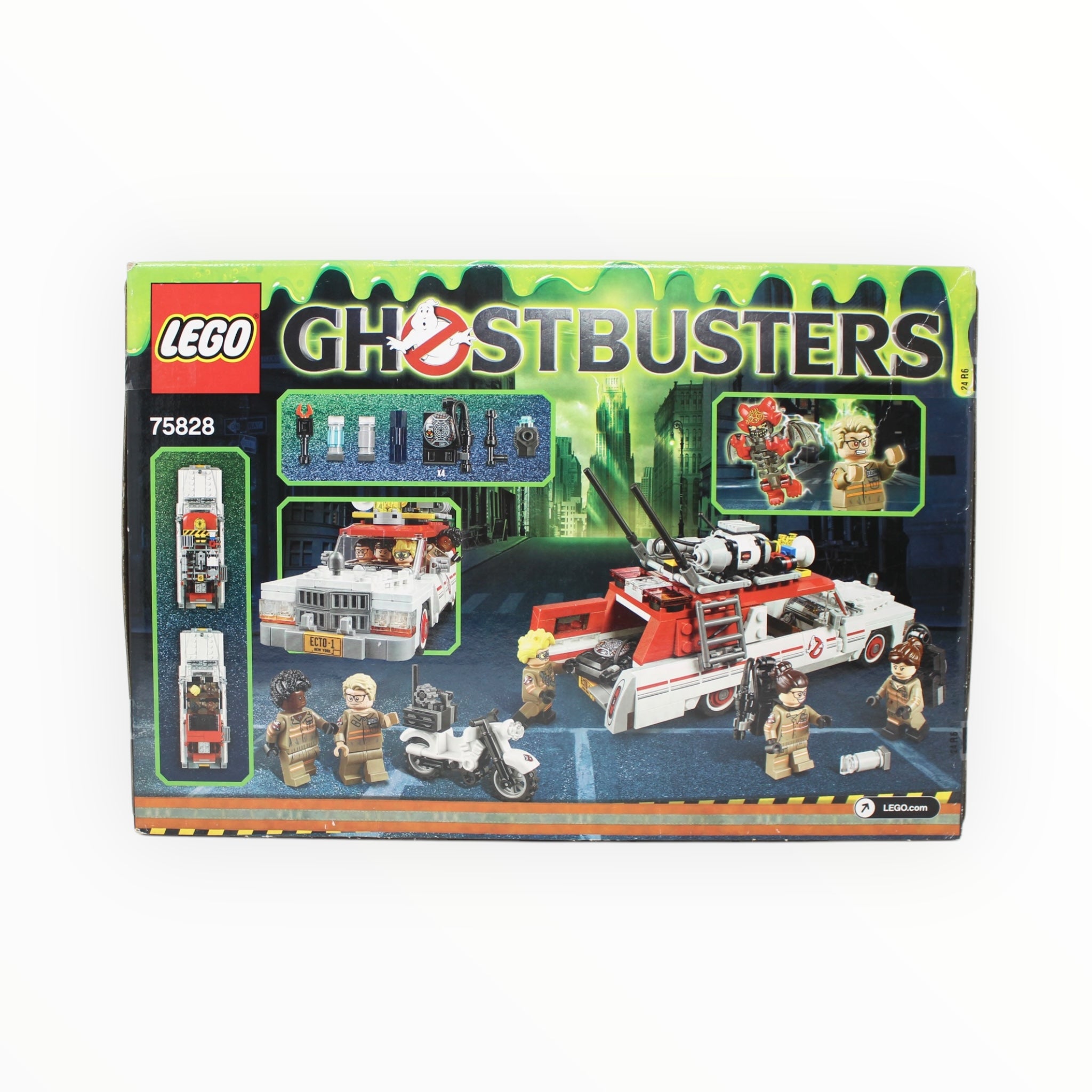 Retired Set 75828 Ghostbusters Ecto-1 & 2 (damaged box)