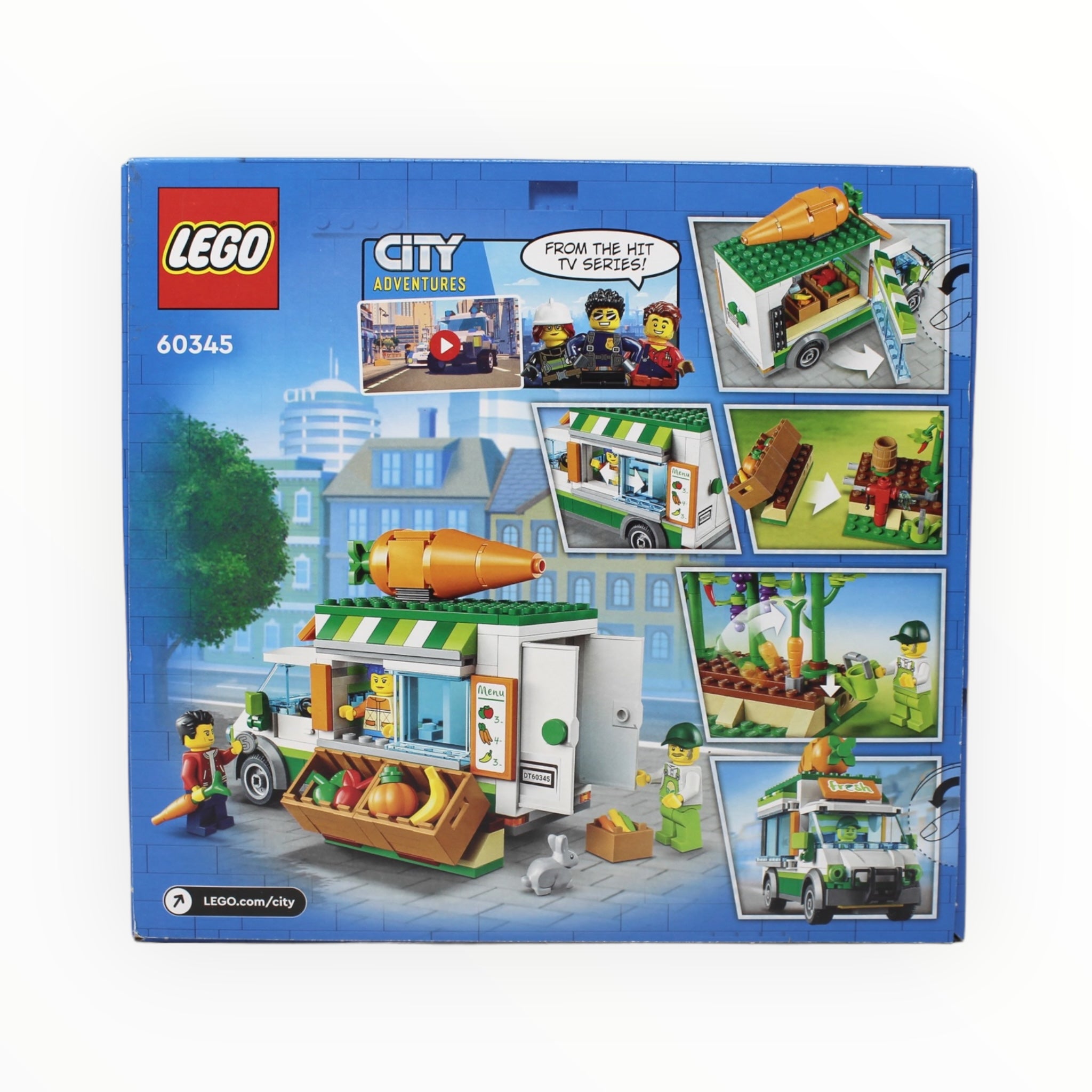 Retired Set 60345 City Farmers Market Van