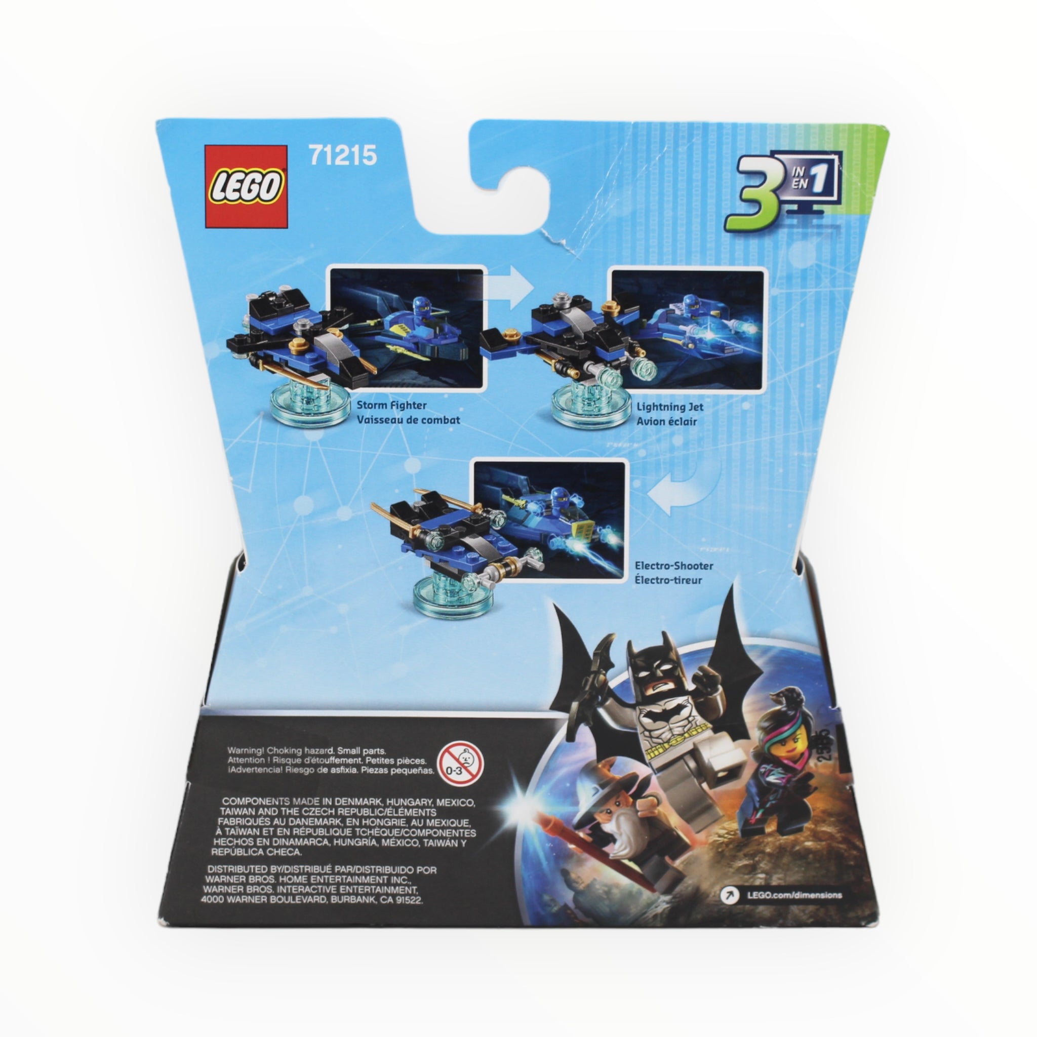 Retired Set 71215 Dimensions Fun Pack Ninjago Jay and Storm Fighter