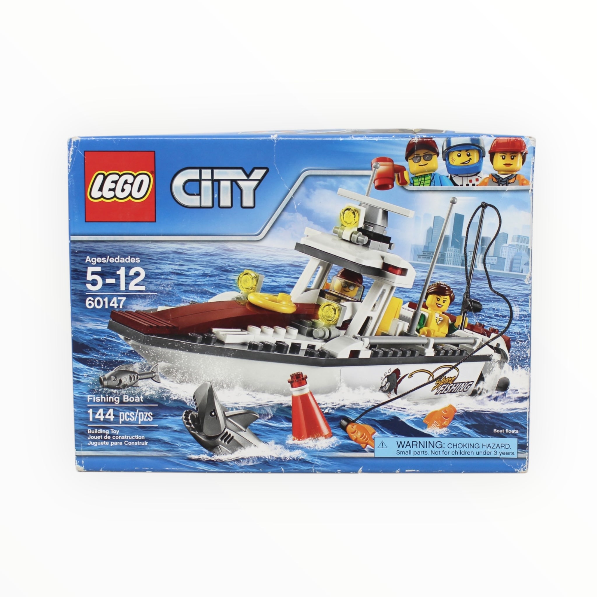 Retired Set 60147 City Fishing Boat (damaged box)