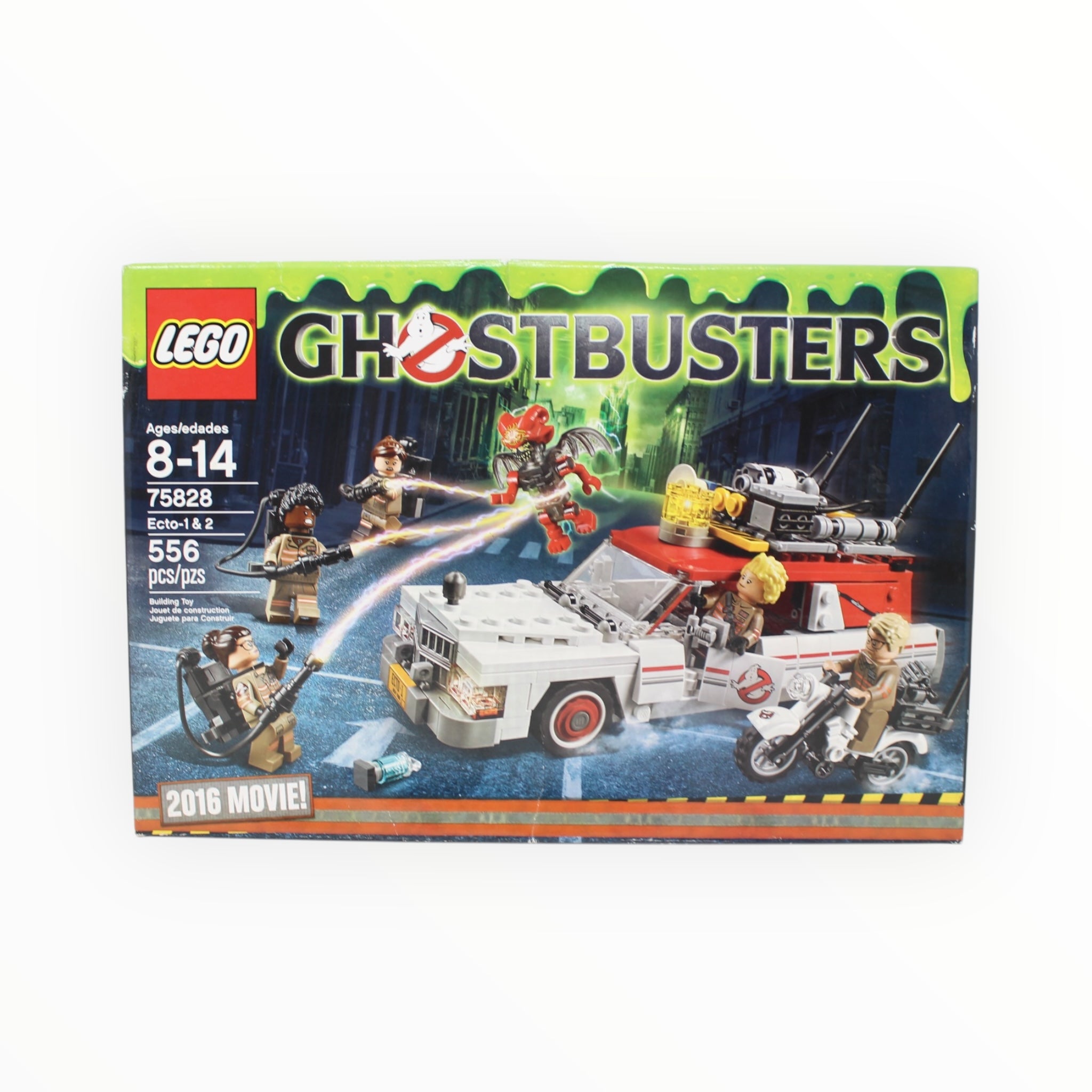 Retired Set 75828 Ghostbusters Ecto-1 & 2 (damaged box)