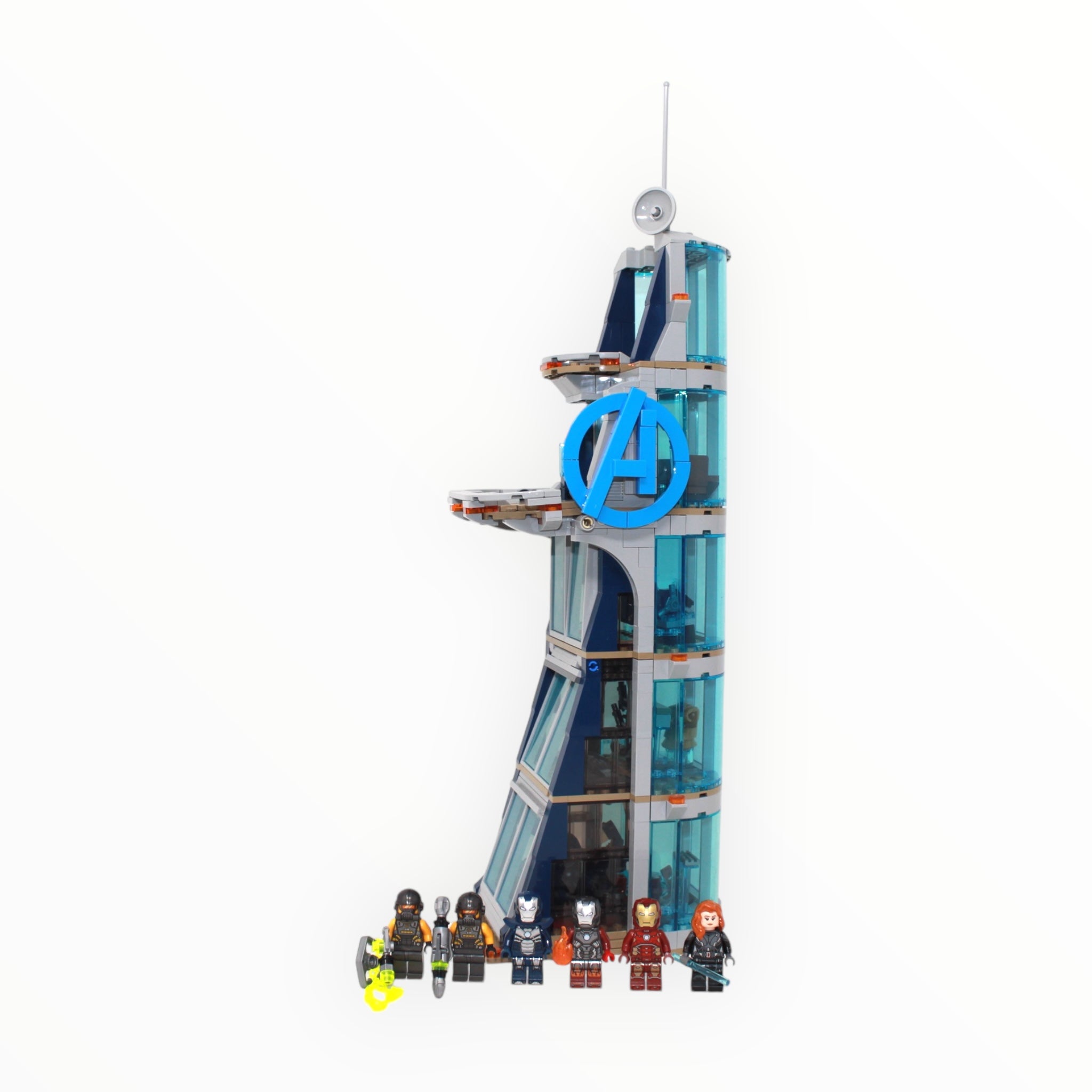 Used Set 76166 Marvel Avengers Tower Battle