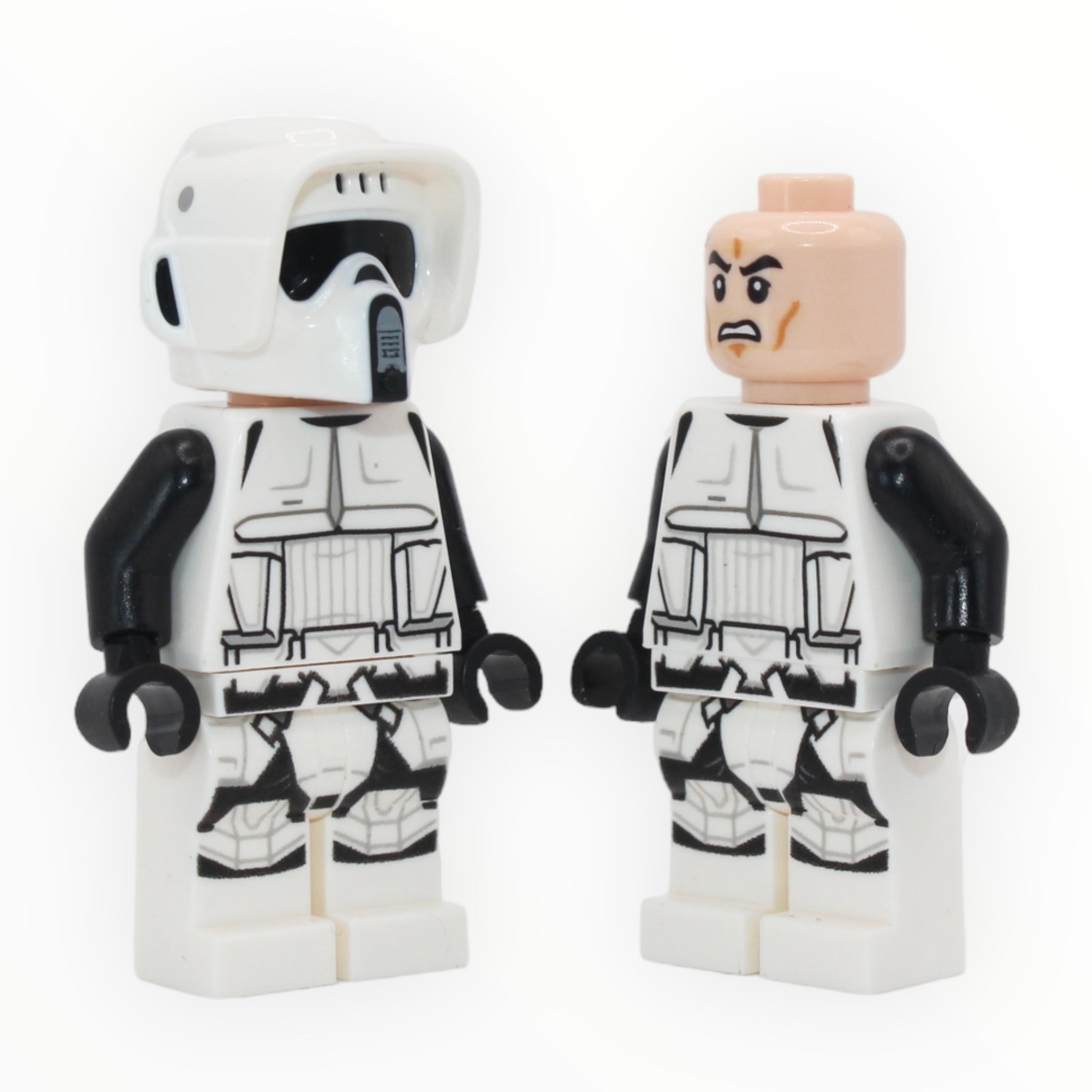 Scout Trooper (dual molded helmet, grimacing)