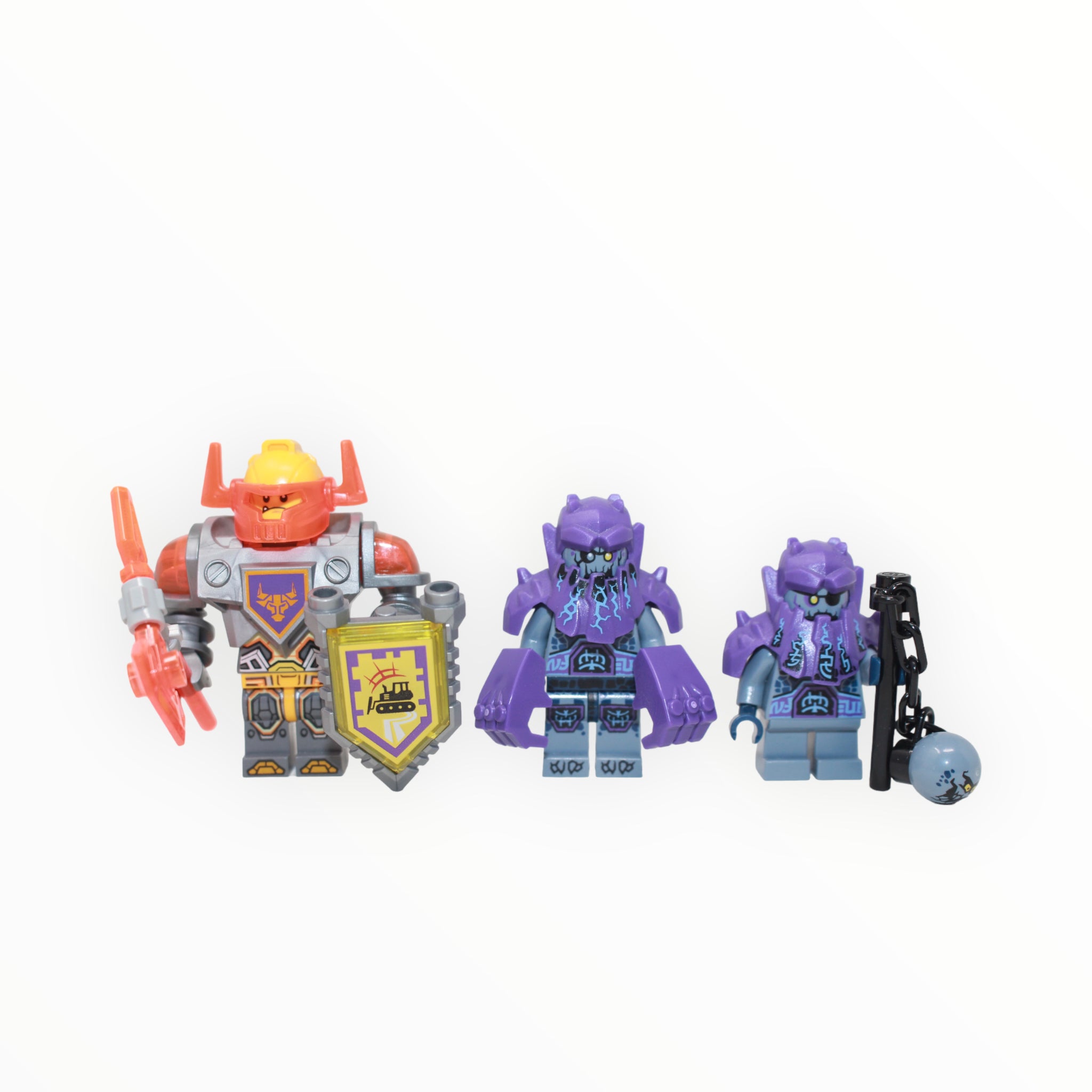 Used Set 70350 Nexo Knights The Three Brothers