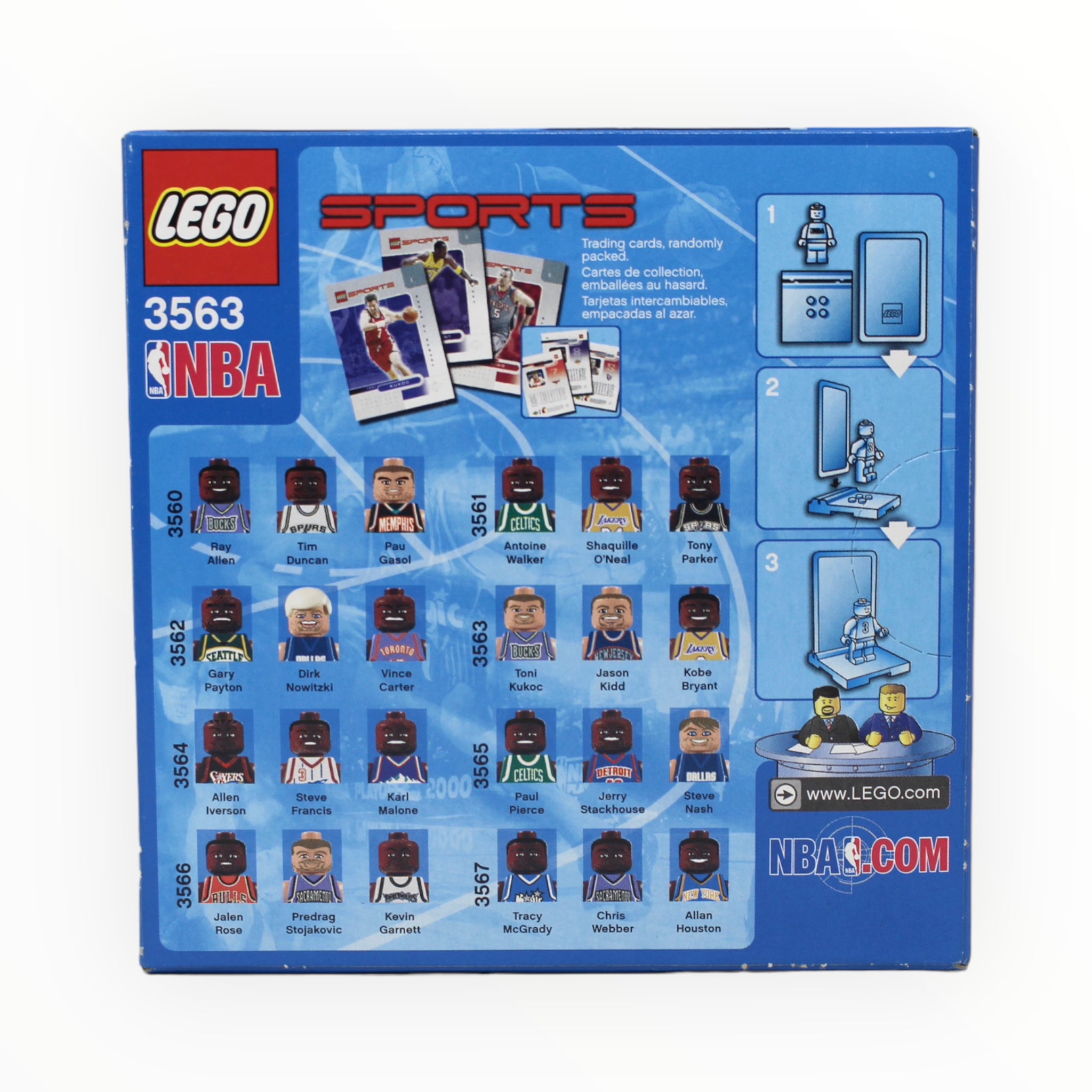 Retired Set 3563 LEGO NBA Collectors #4