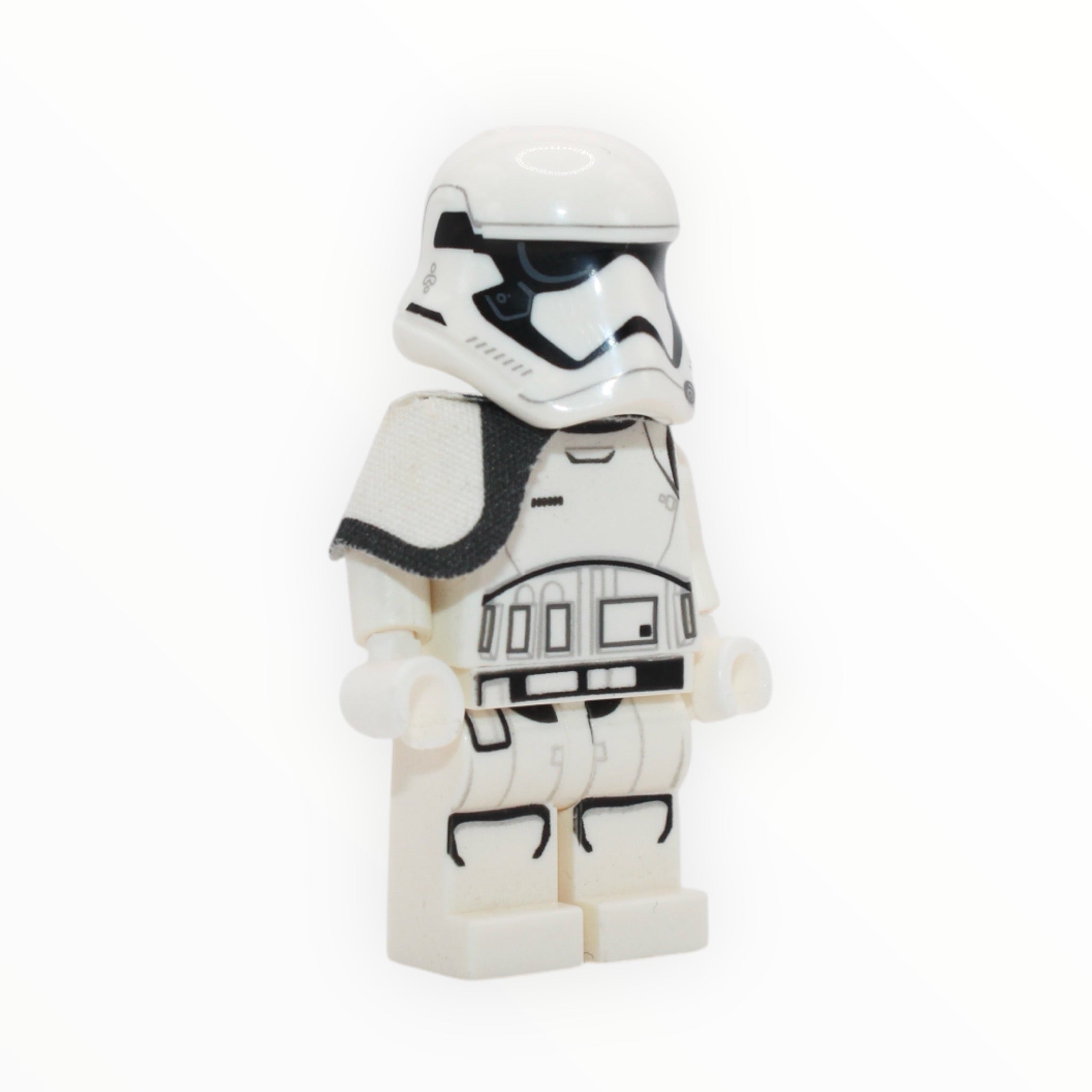 First Order Stormtrooper Squad Leader (pointed mouth pattern, white pauldron)