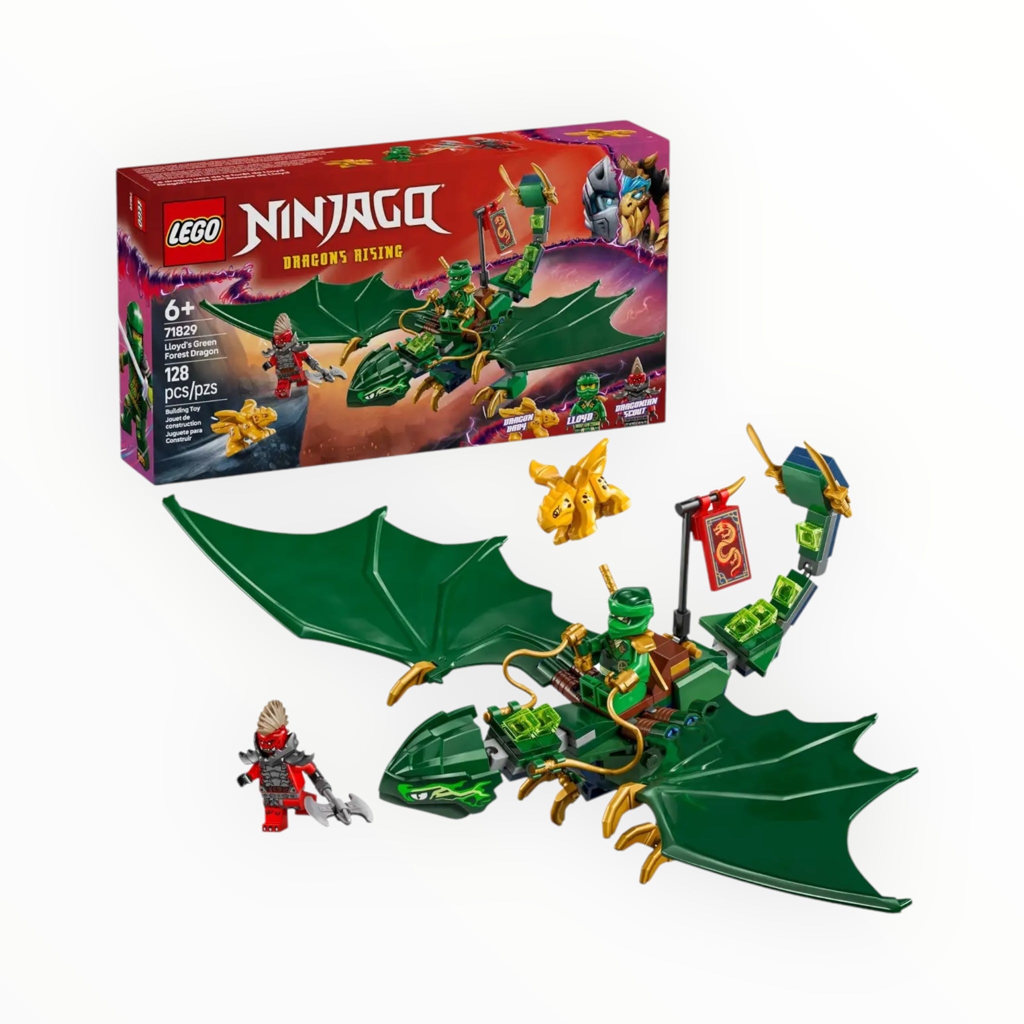 71829 Ninjago Lloyd’s Green Forest Dragon