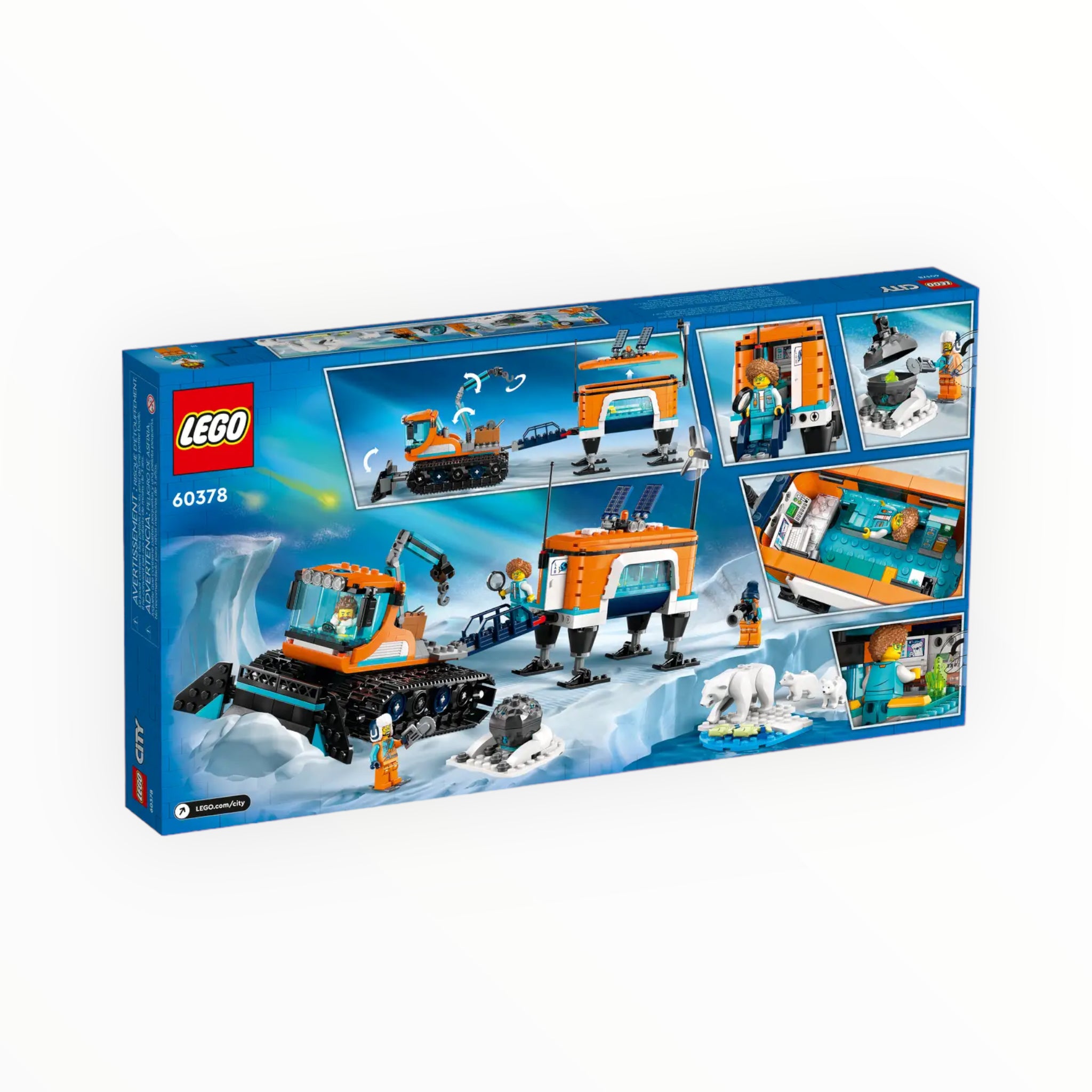 60378 City Arctic Explorer Truck and Mobile Lab