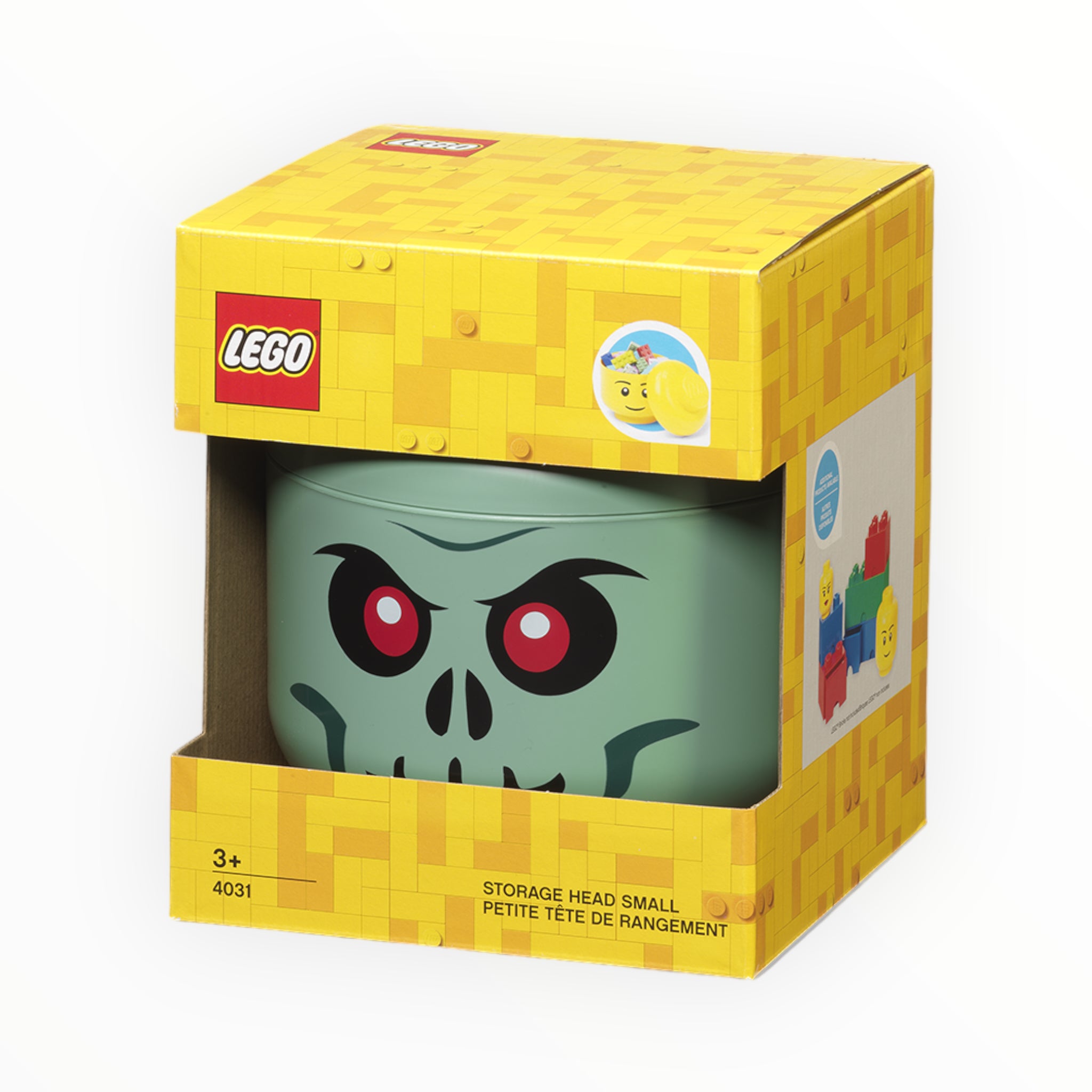 Small LEGO Zombie Storage Head