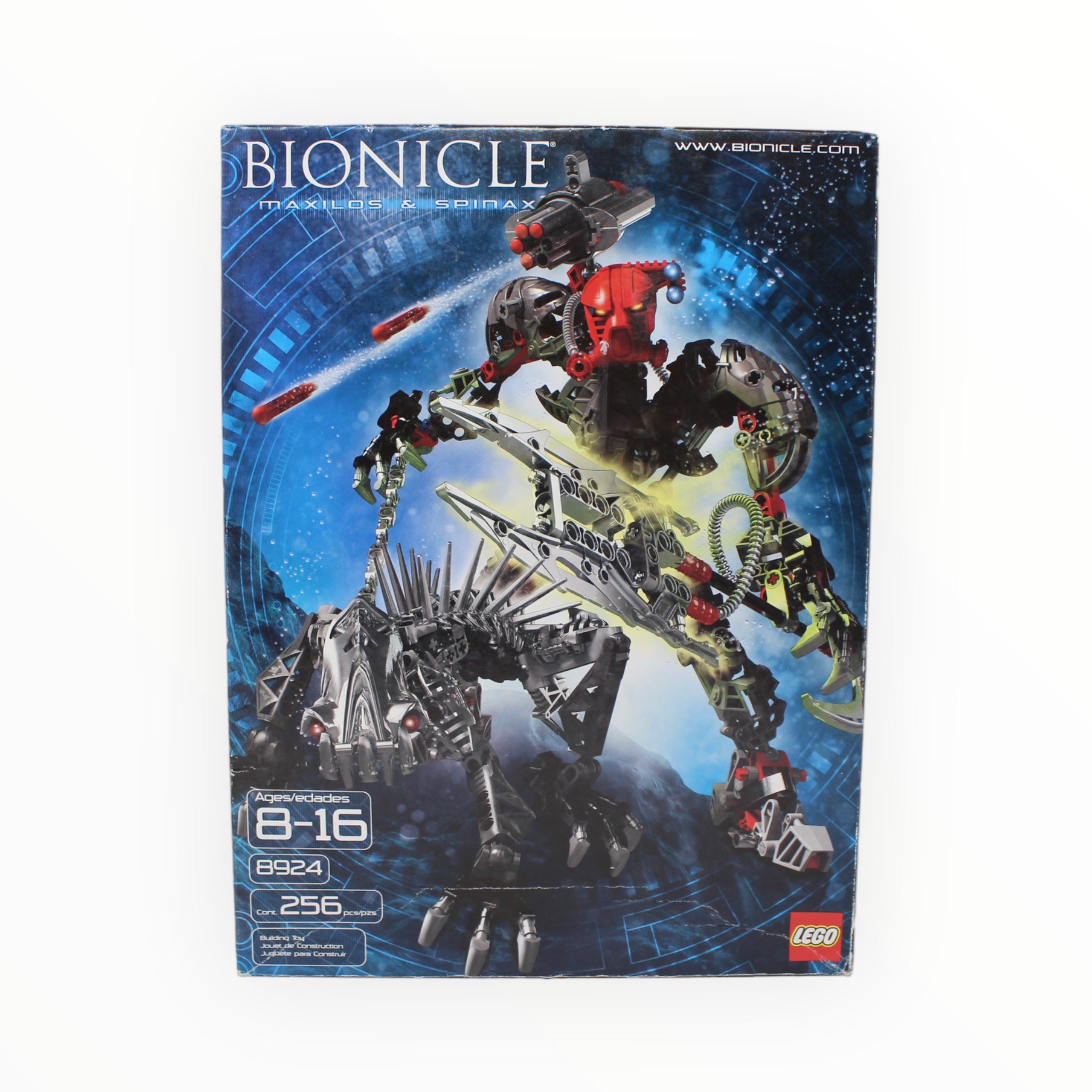 Certified Used Set 8924 Bionicle Maxilos & Spinax