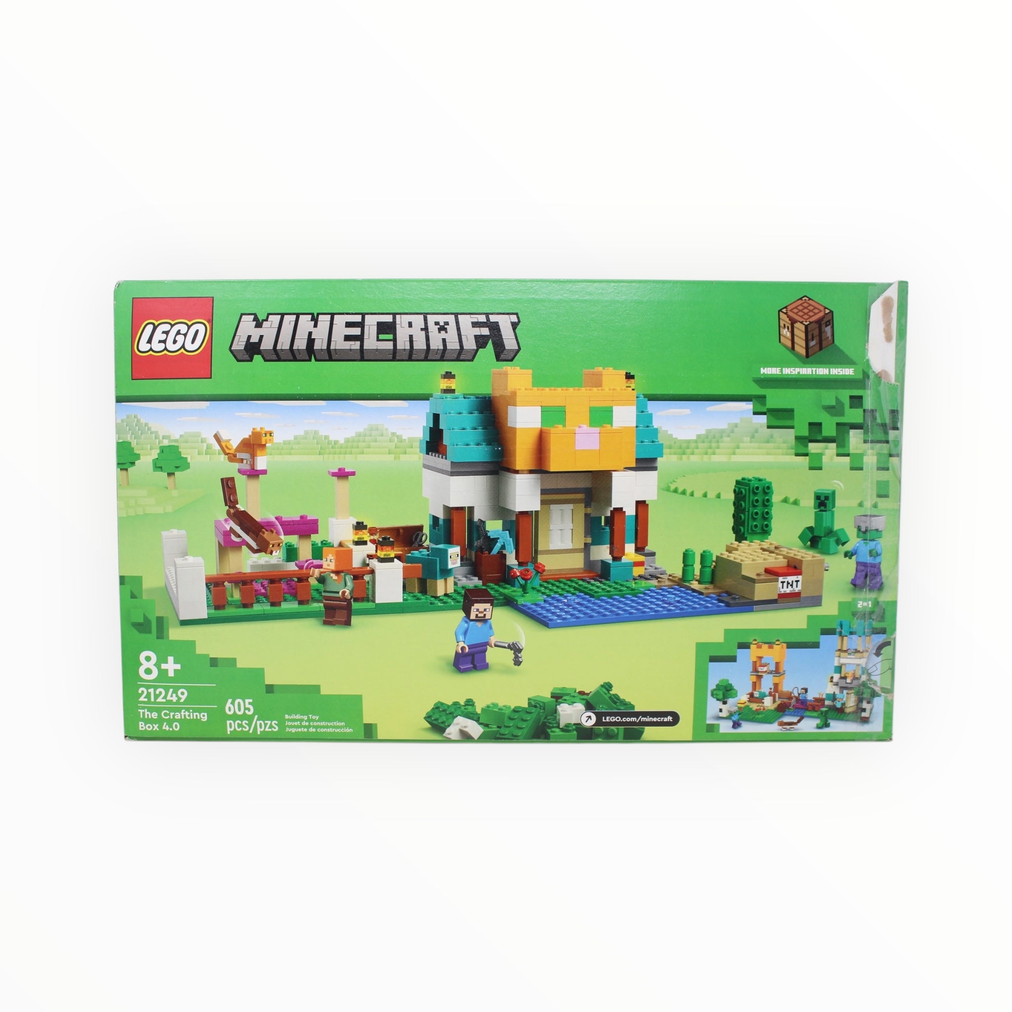 Certified Used Set 21249 Minecraft The Crafting Box 4.0