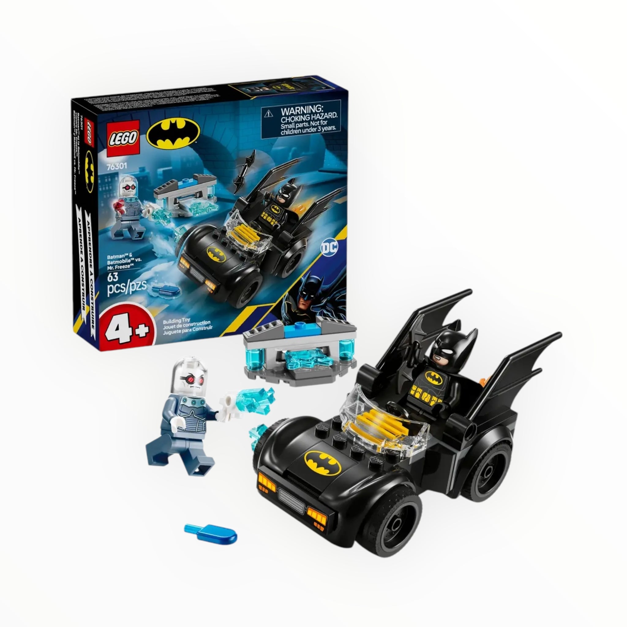 76301 DC Batman & Batmobile vs Mr. Freeze