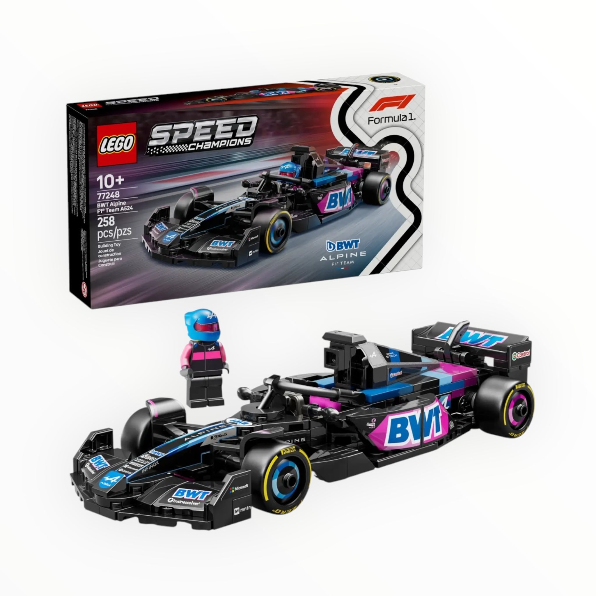 77248 Speed Champions BWT Alpine F1 Team A524 Race Car