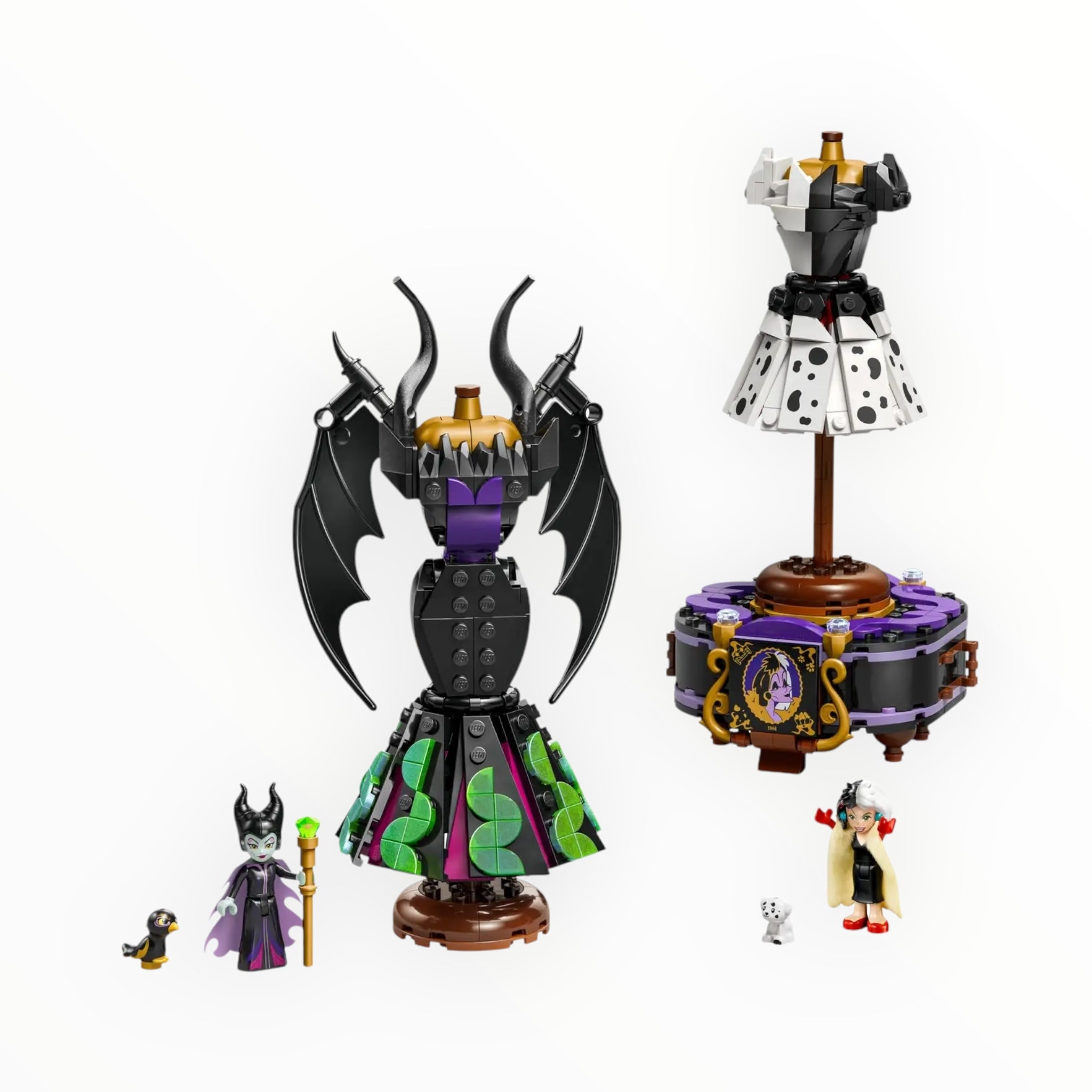 43262 Disney Maleficent's and Cruella De Vil's Dresses