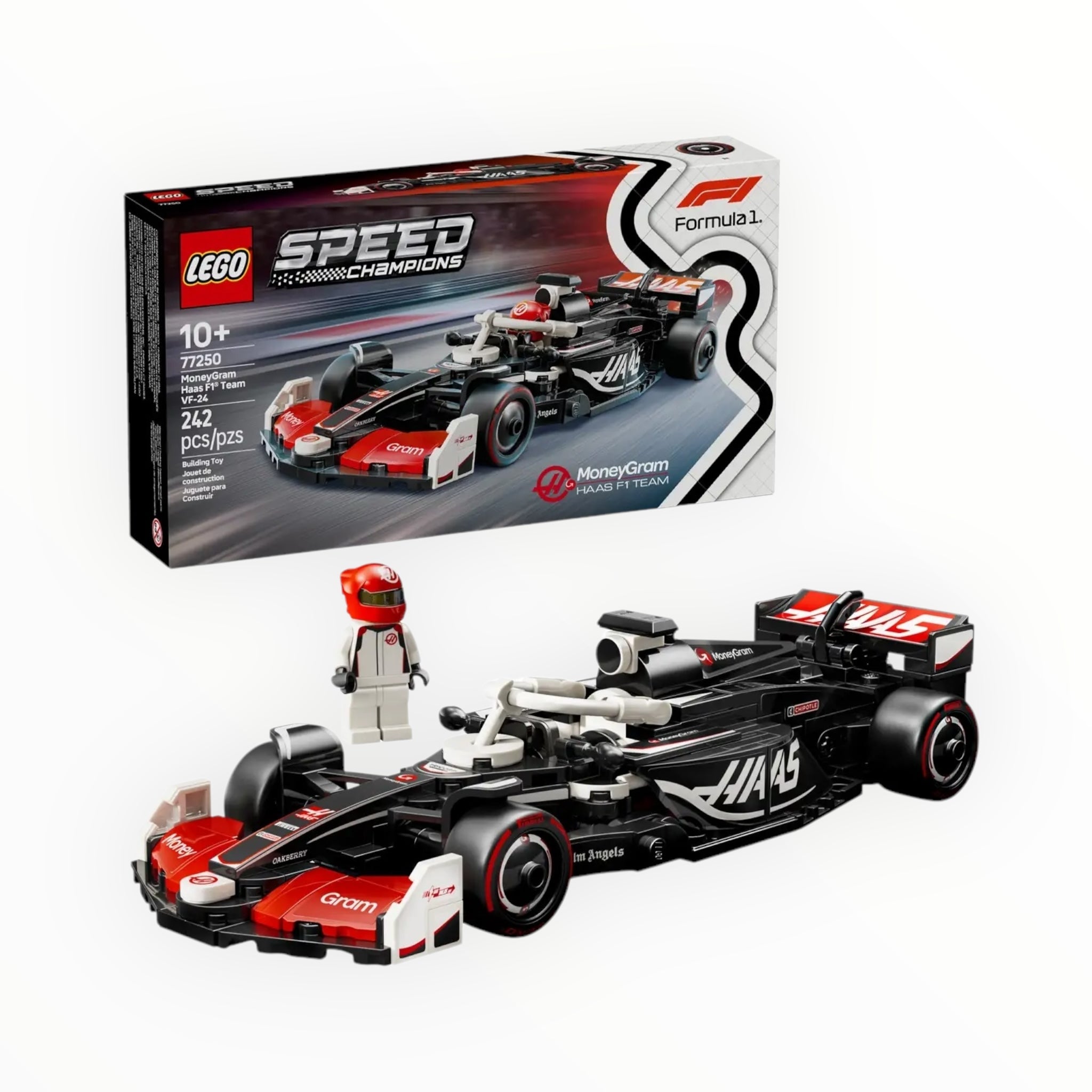 77250 Speed Champions MoneyGram Haas F1 Team VF-24 Race Car