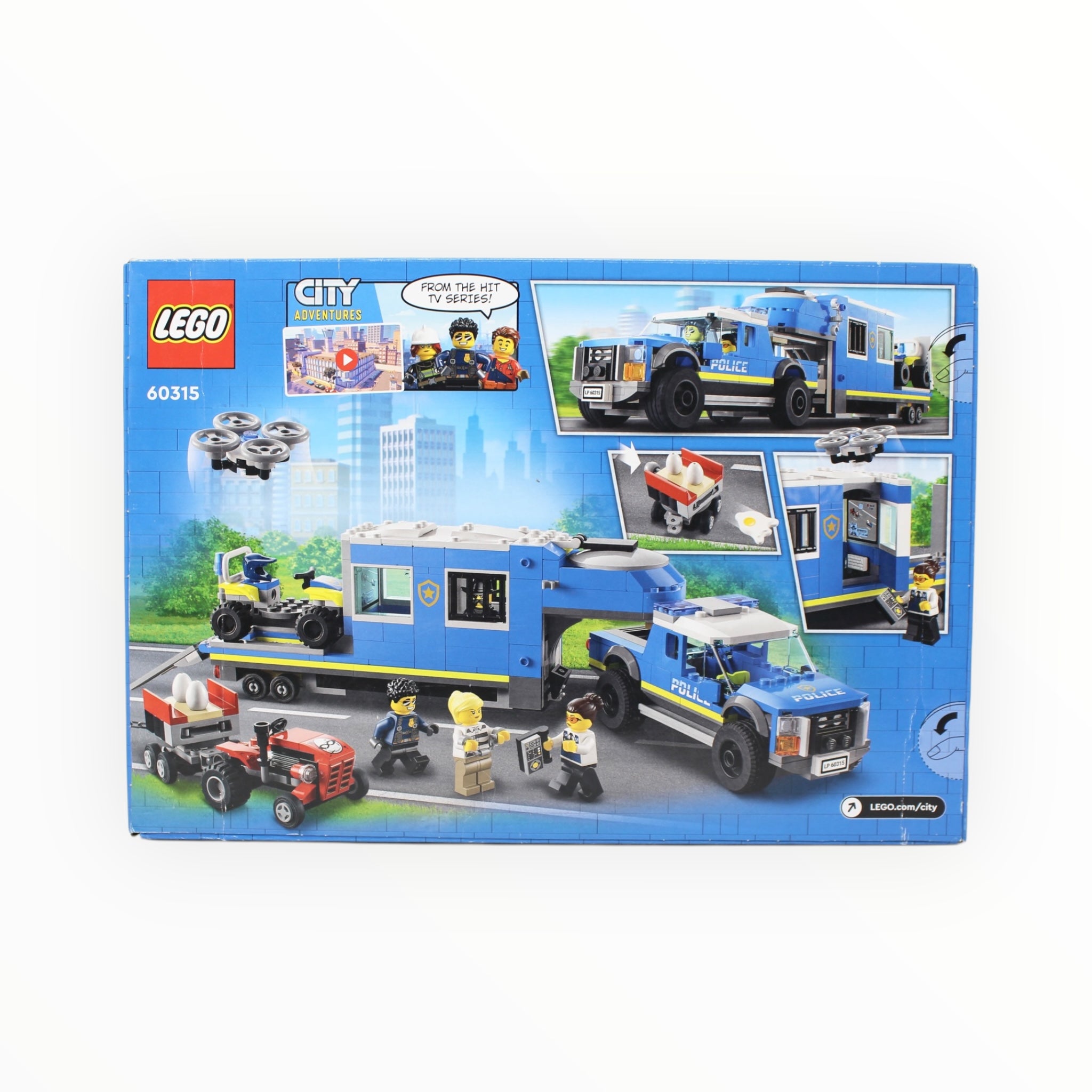 Retired Set 60315 City Police Mobile Command Truck (damaged box)