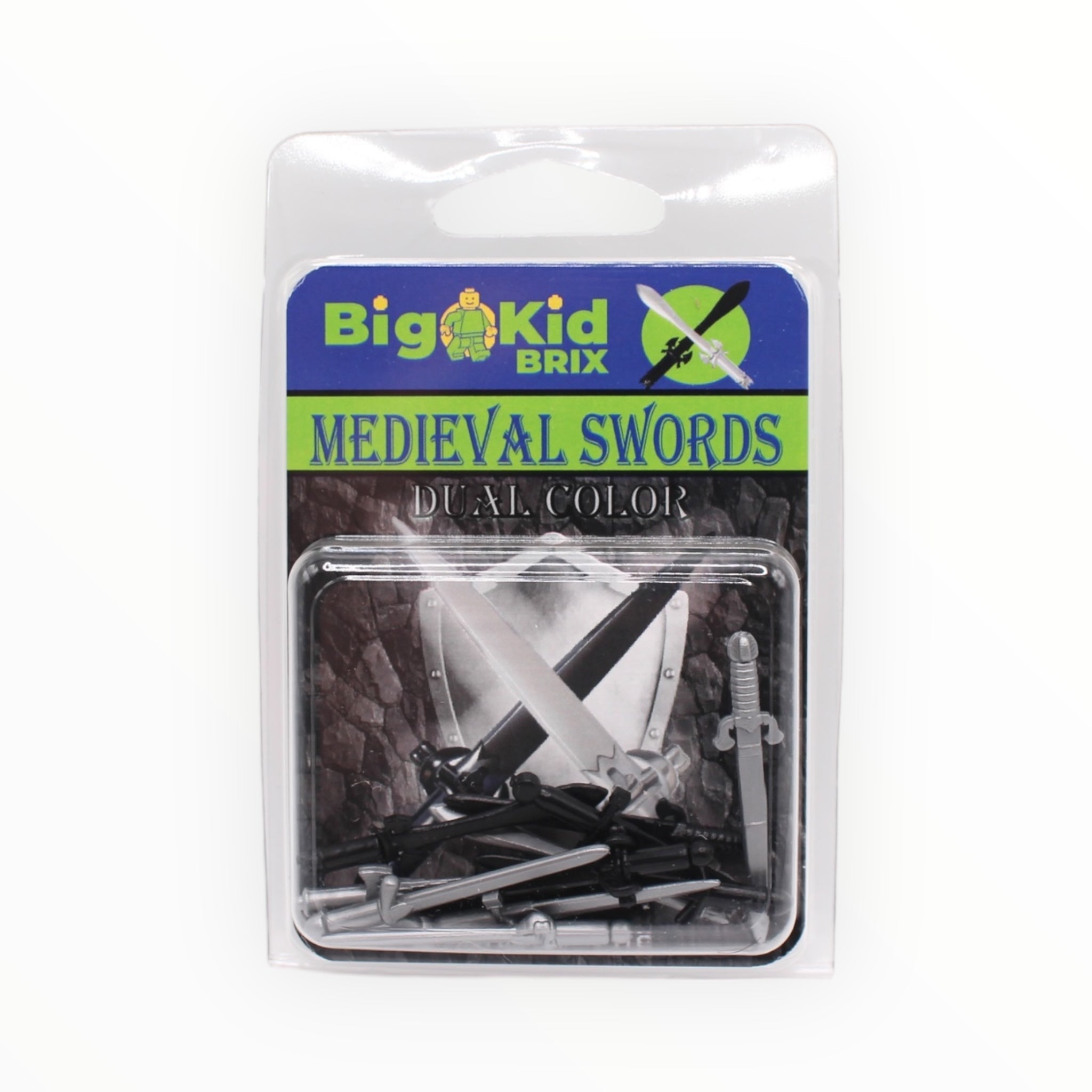 BigKidBrix Medieval Swords (black and metallic)