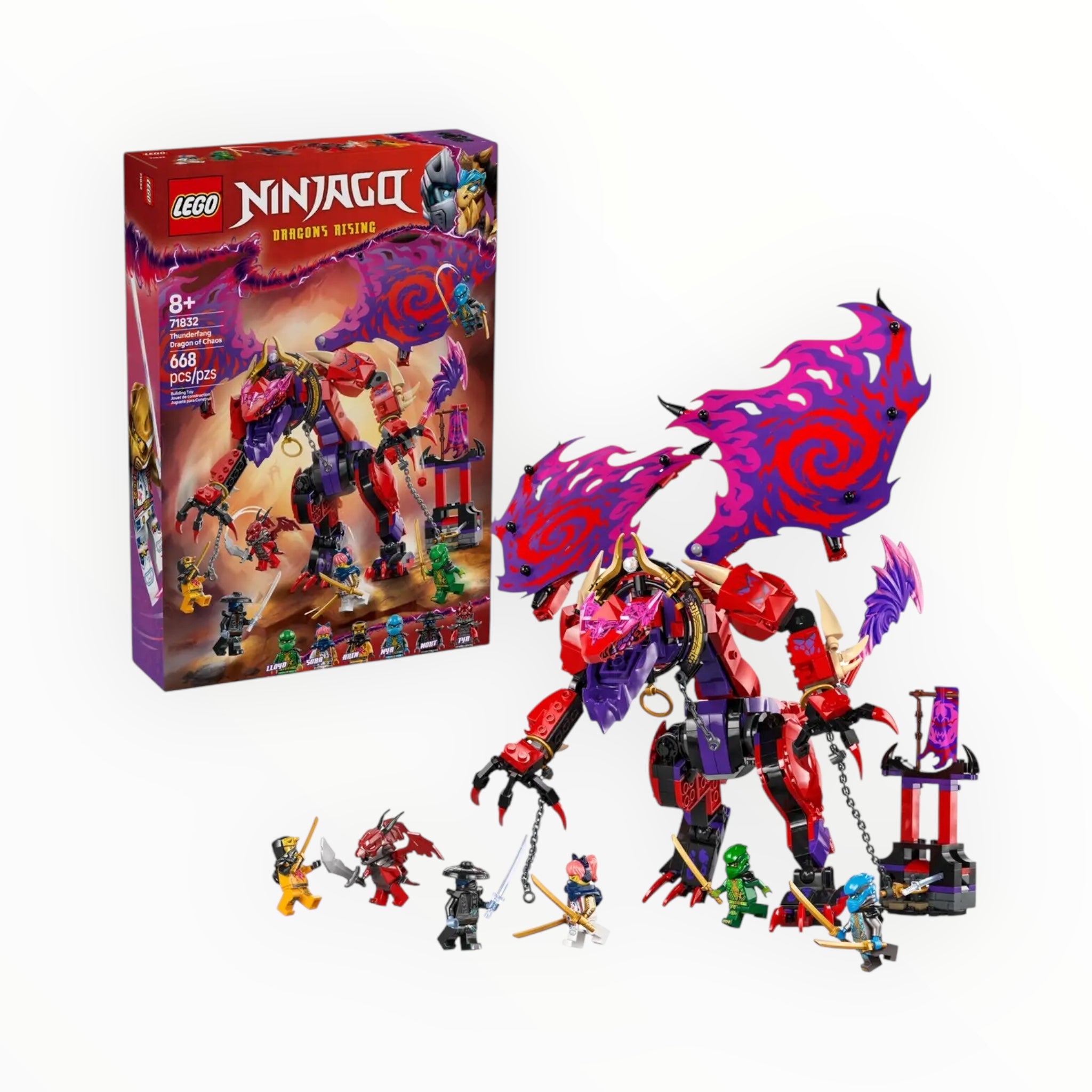 71832 Ninjago Thunderfang Dragon of Chaos