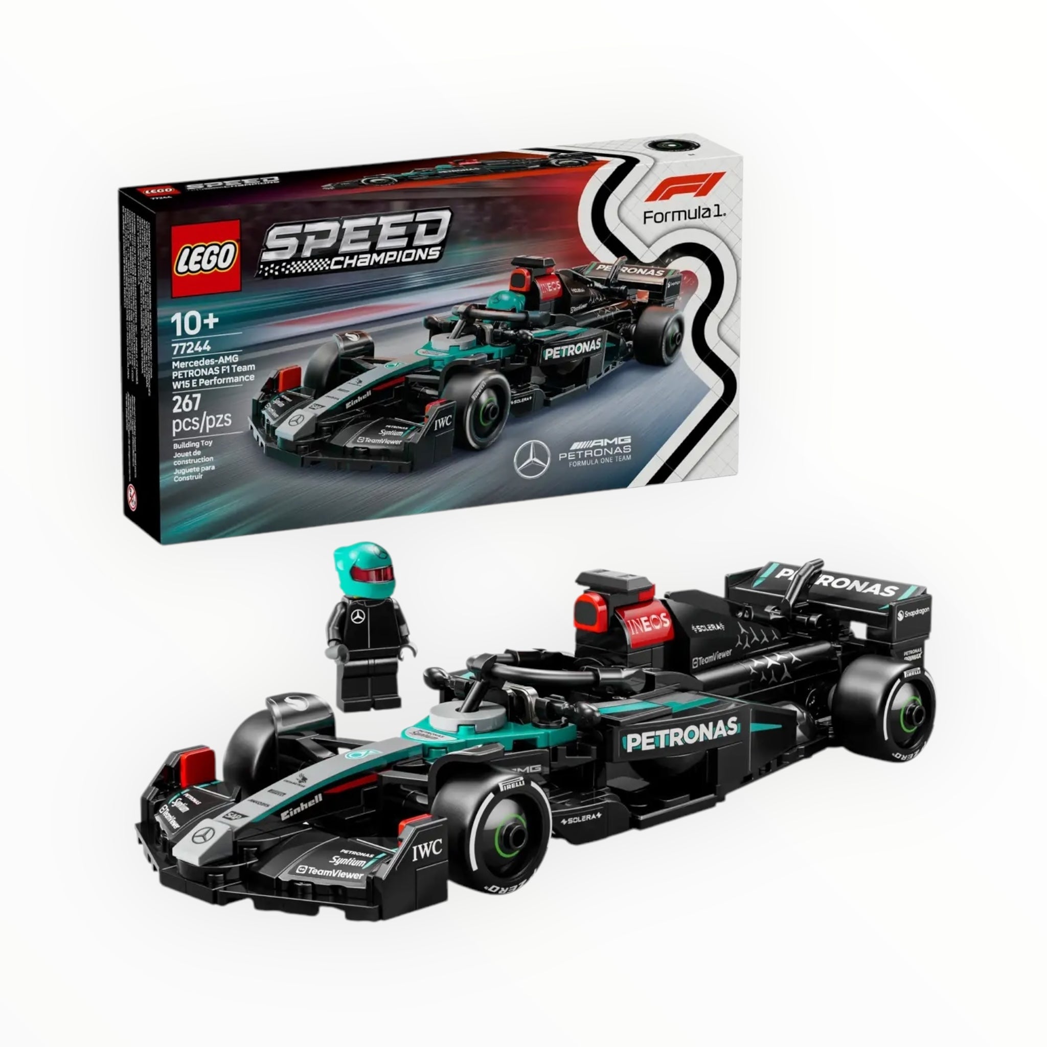 77244 Speed Champions Mercedes-AMG F1 W15 Race Car