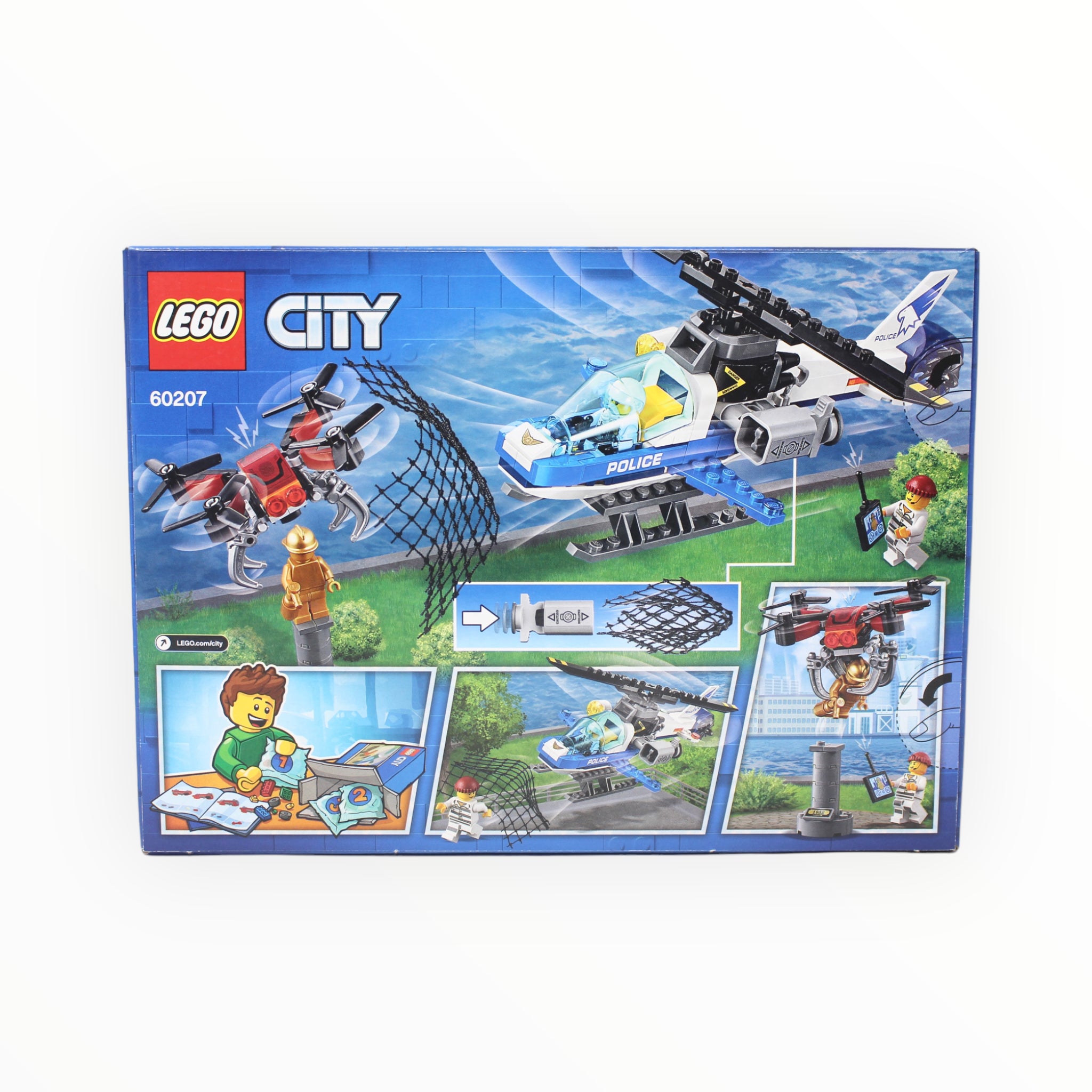 Lego police drone deals chase